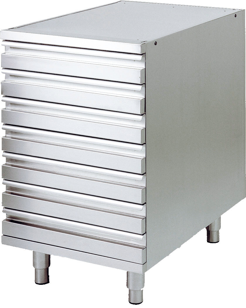 CASSETTIERA INOX PER BANCHI PIZZA CAS7