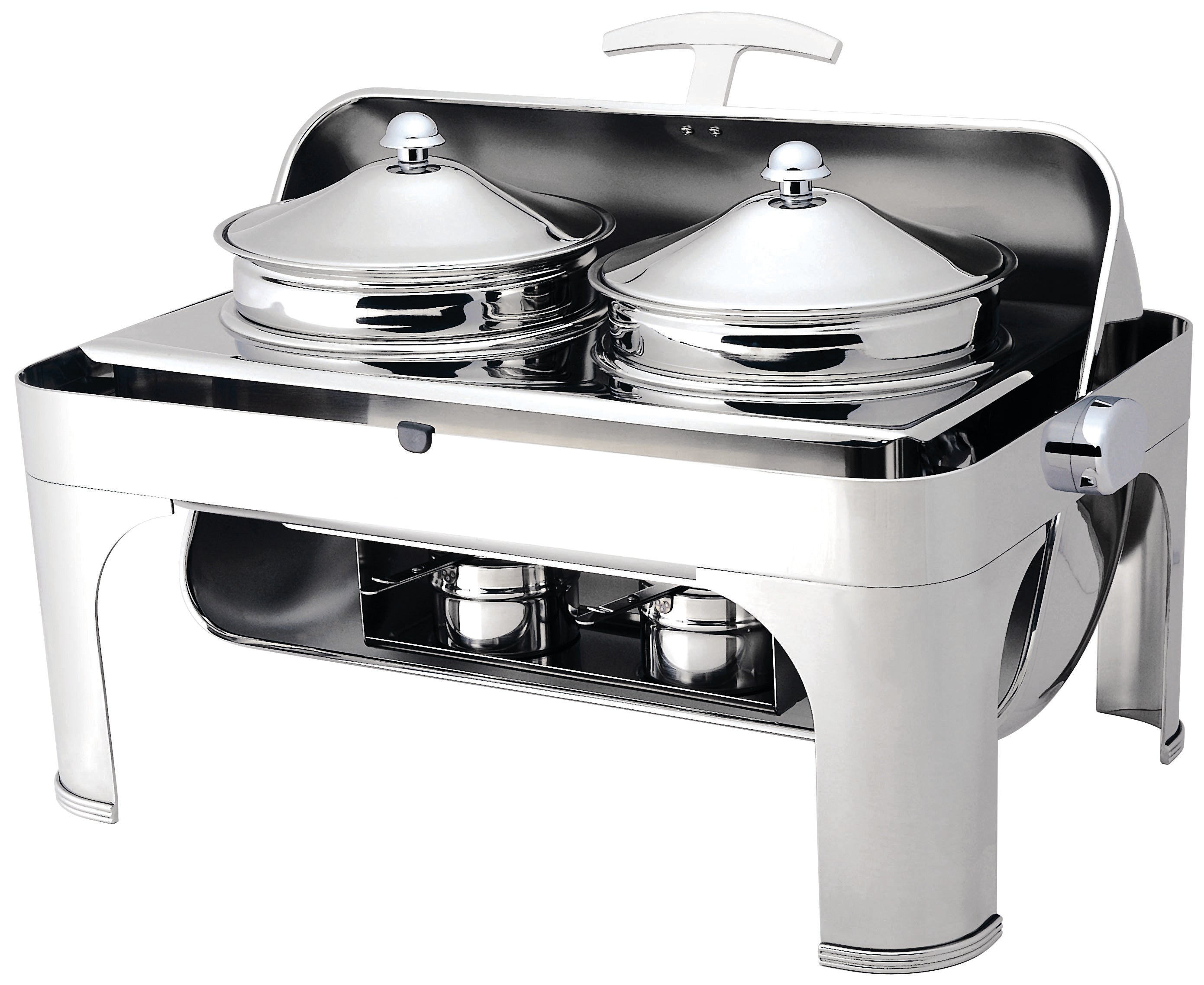 CHAFING DISH C/ROLL TOP TOTALE + PENTOLE CD6505