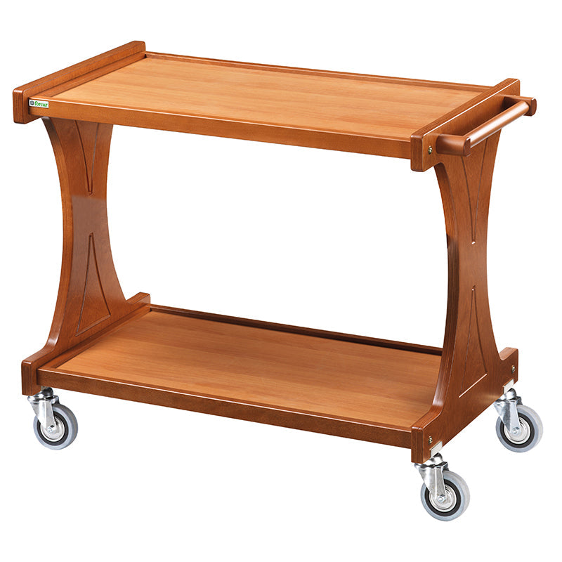 CARRELLO LEGNO 2 PIANI - NOCE CL2000RC