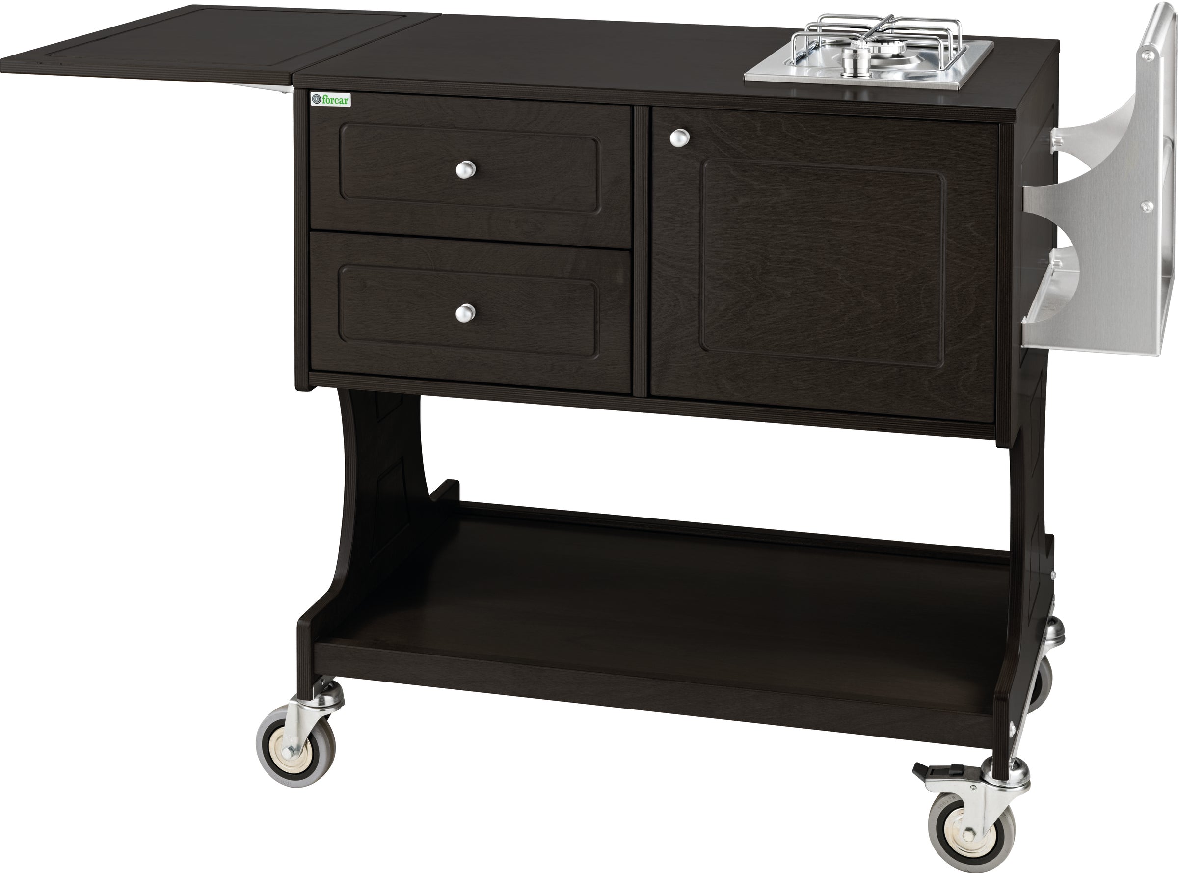 CARRELLO LEGNO FLAMBE' - CARBON CL2751CA