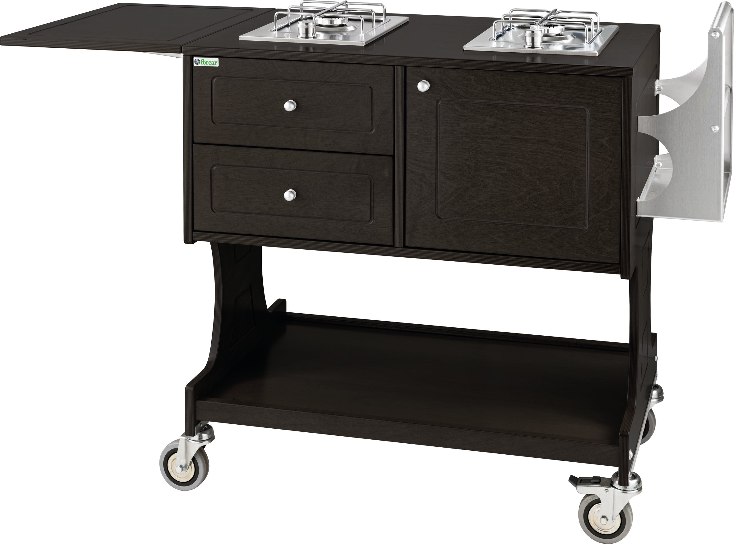 CARRELLO LEGNO FLAMBE' - CARBON CL2752CA