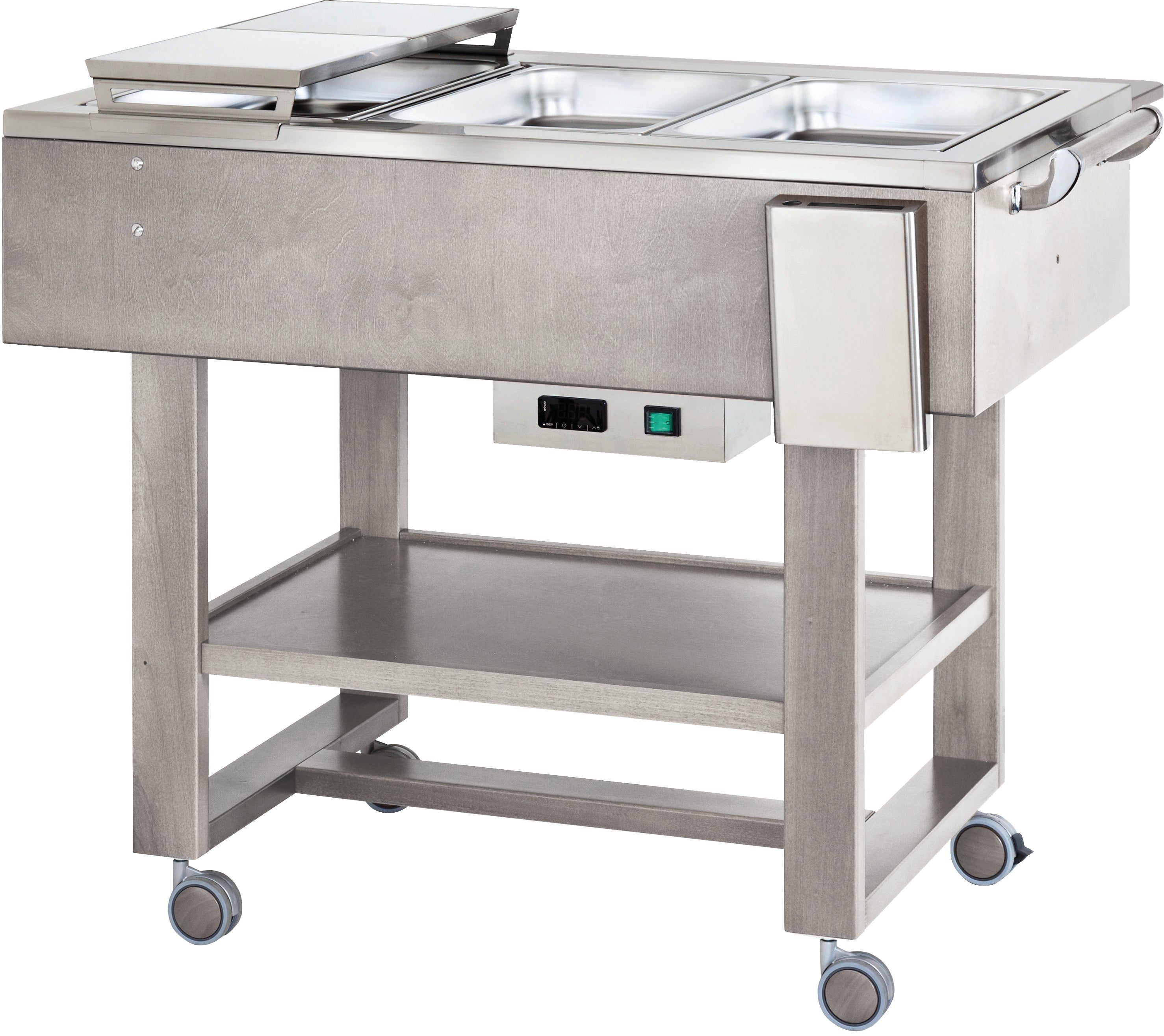 CARRELLO LEGNO TERMICO BOLLITI-ARROSTI - CENERE CL2770NCE