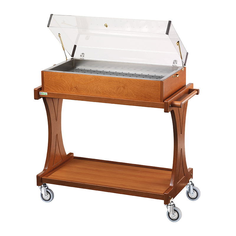 CARRELLO REFRIGERATO LEGNO C/PIASTRE EUTETTICHE CL2785RC