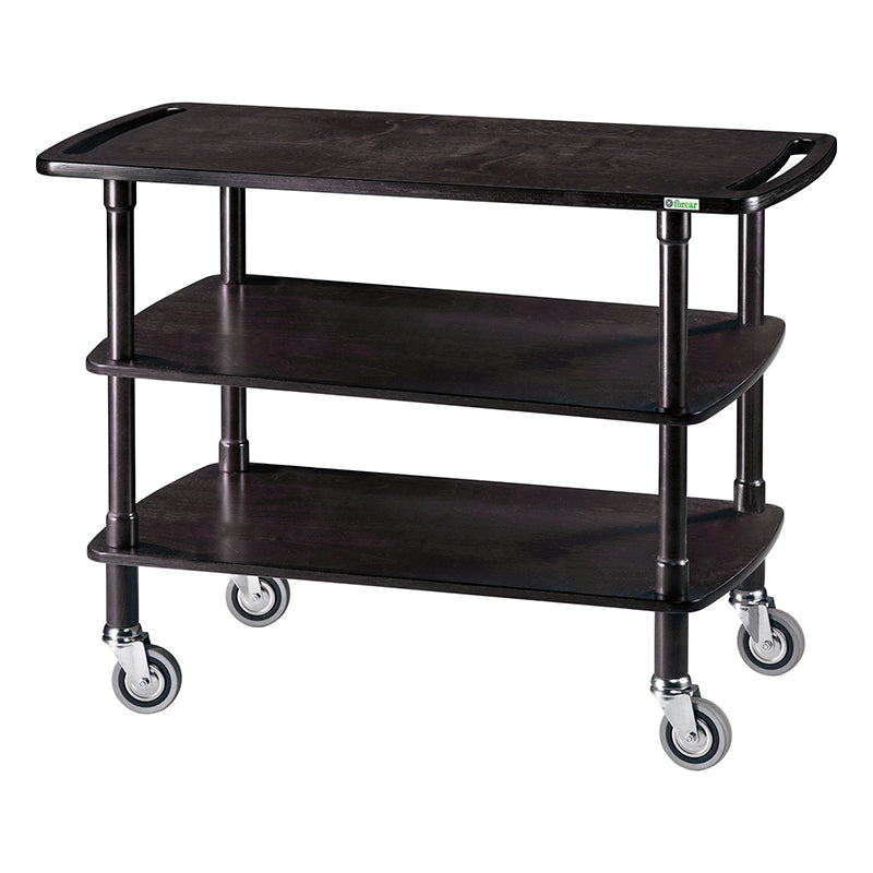 CARRELLO LEGNO 3 PIANI - CARBON CLP2003L40CARC