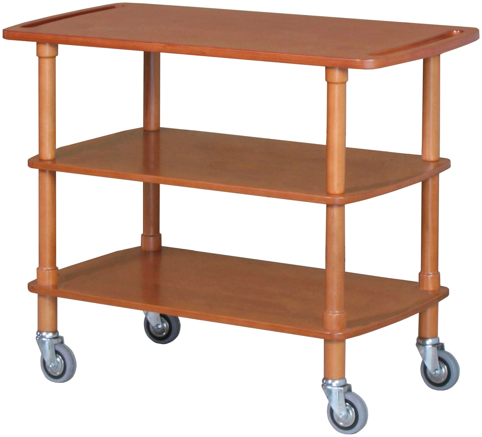 CARRELLO LEGNO 3 PIANI - NOCE CLP2003