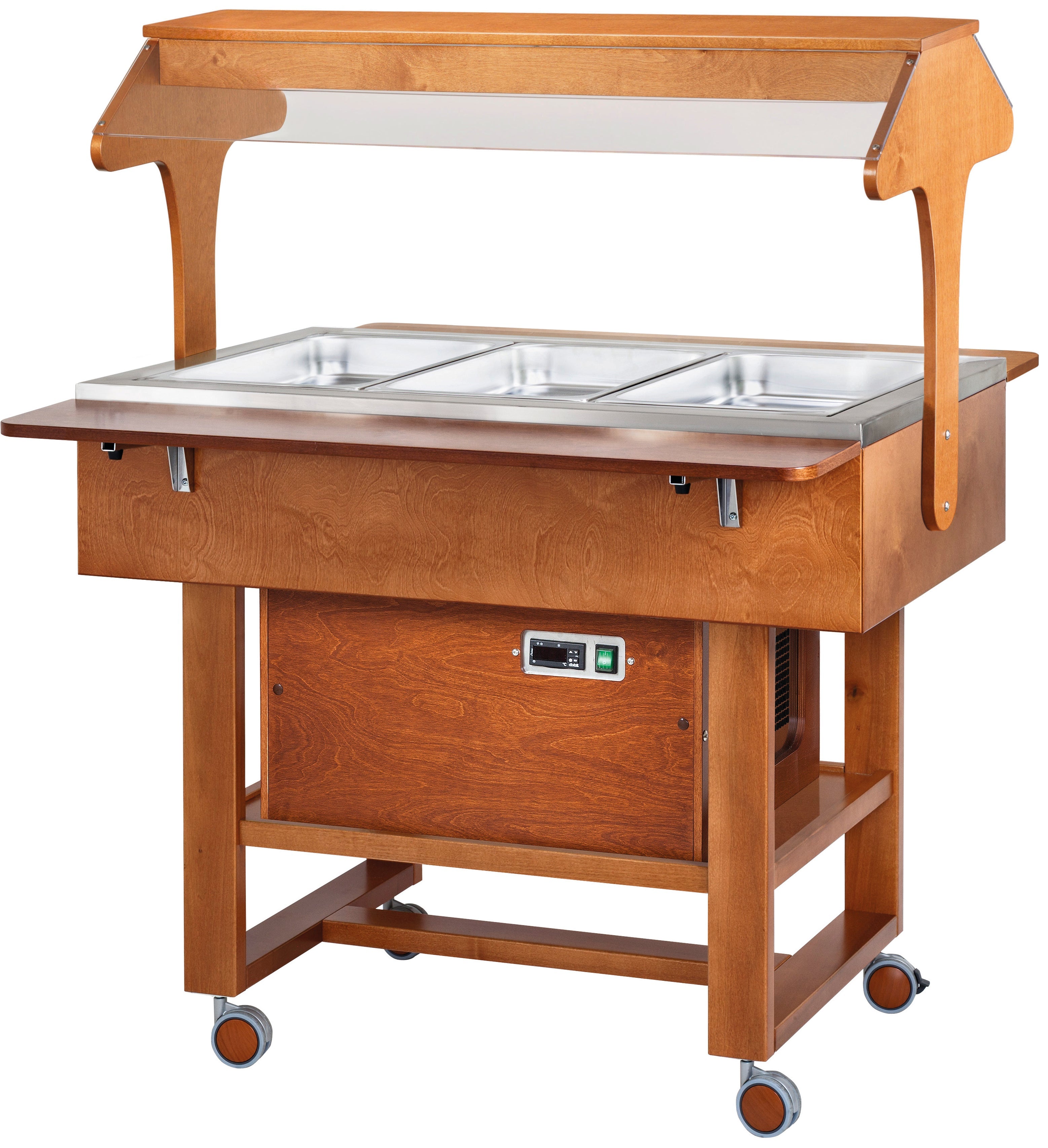 CARRELLO REFRIGERATO LEGNO 3x1/1 CLR2786N