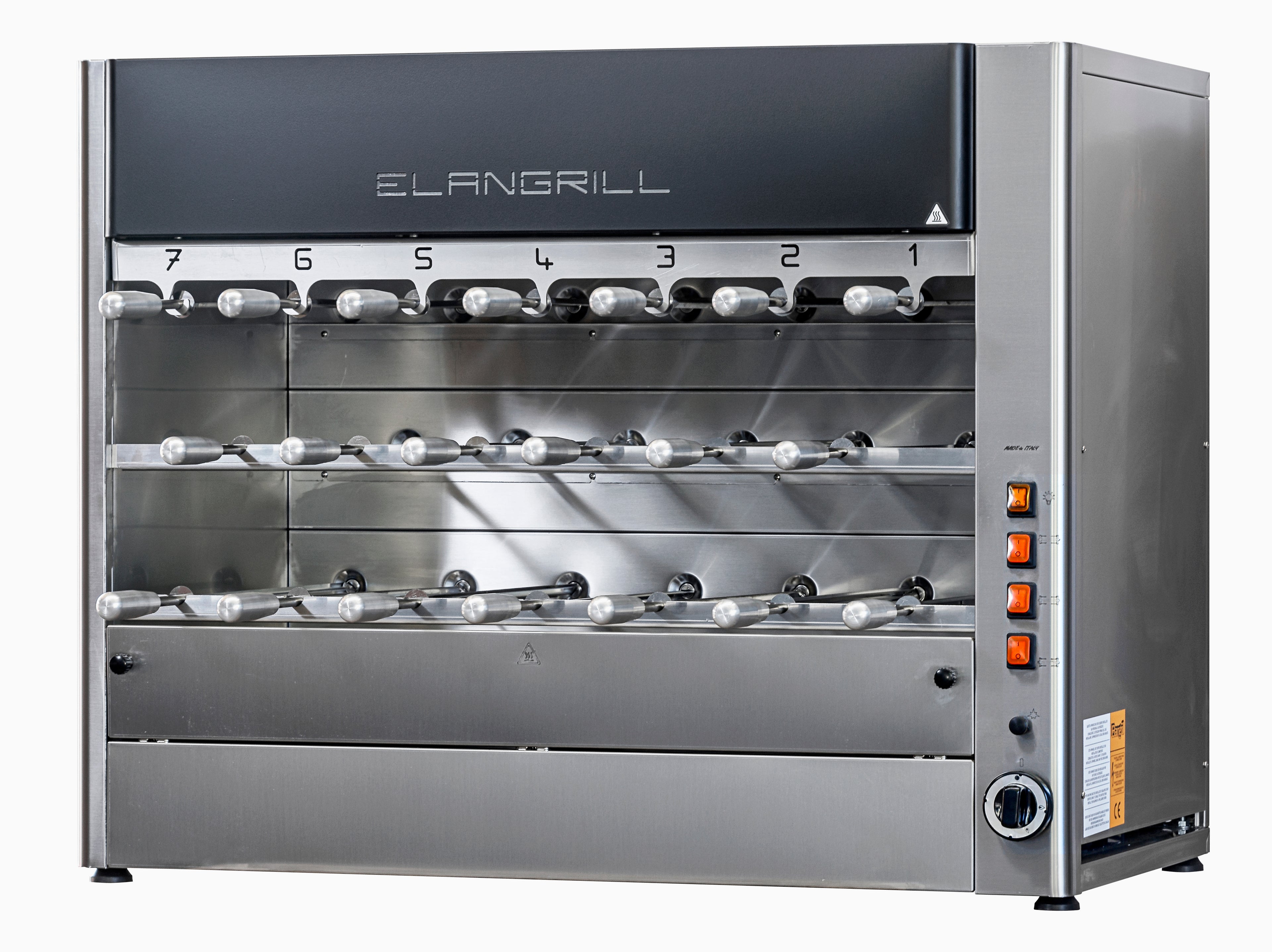 ELANGRILL  Churrasco a gas mod. CM 20 con 20 spade