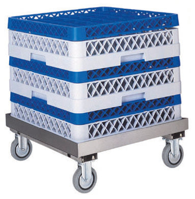 CARRELLO INOX PORTACESTELLI LAVASTOVIGLIE - SENZA MANICO CP1446