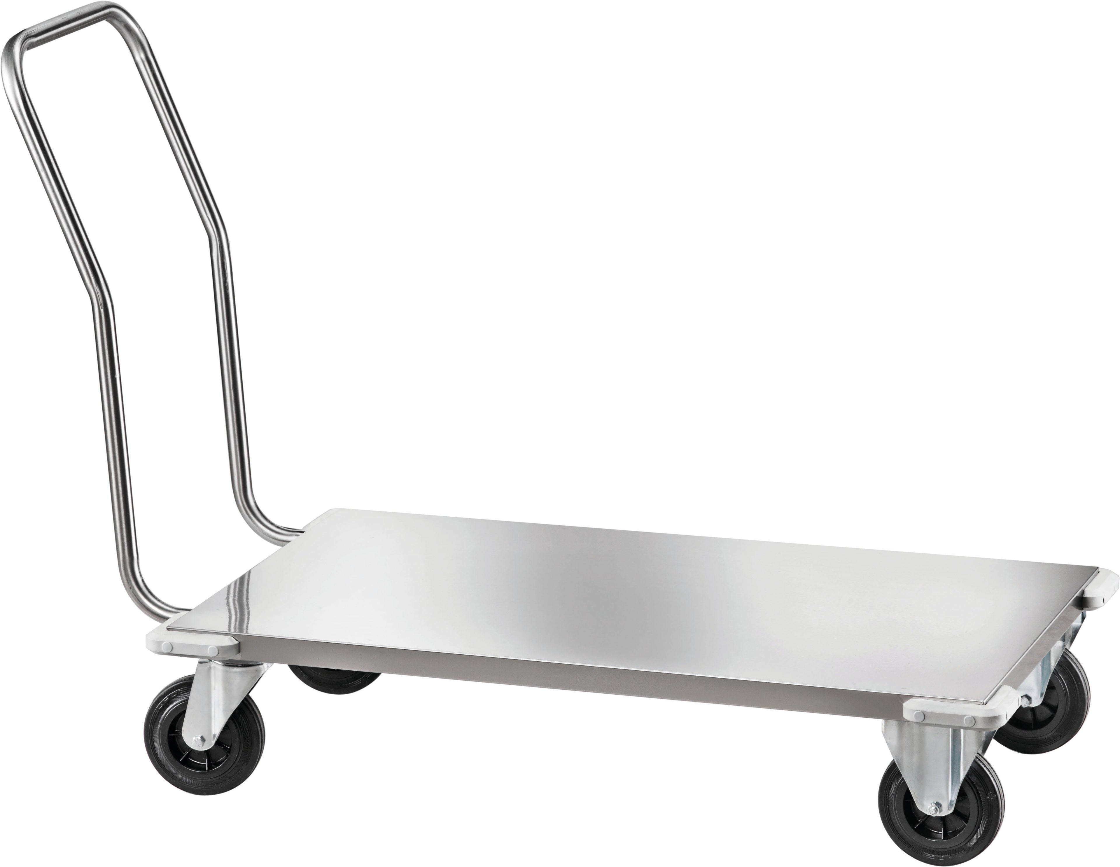 CARRELLO INOX TRASPORTO PESANTE - PIANALE BASSO CPB1474