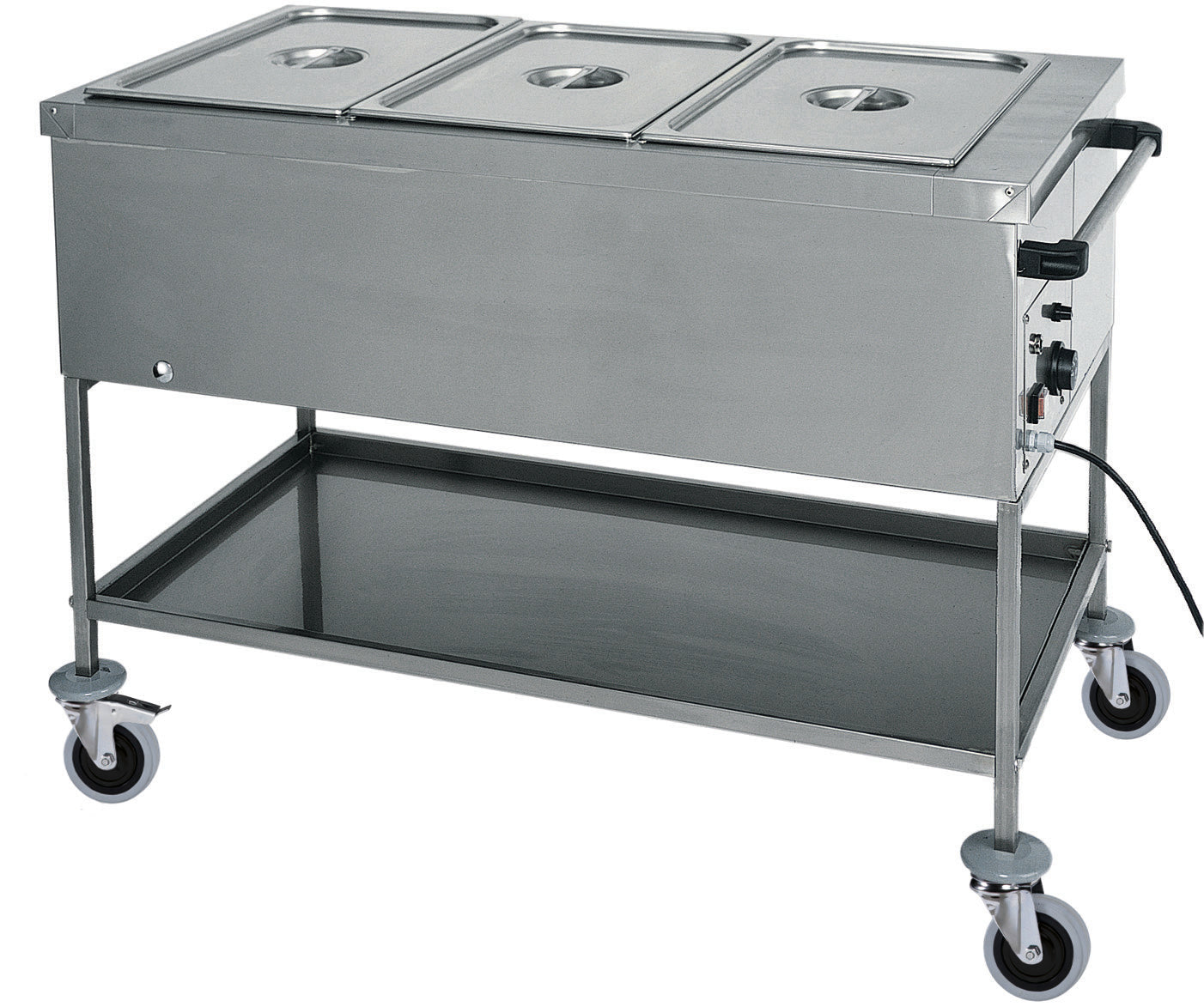 CARRELLO TERMICO INOX BAGNOMARIA 3xGN1/1 CT1760RF2