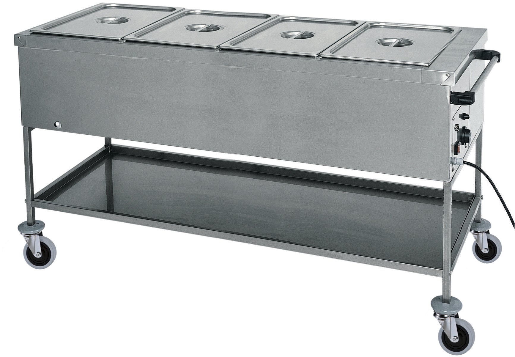 CARRELLO TERMICO INOX BAGNOMARIA 4xGN1/1 CT1762