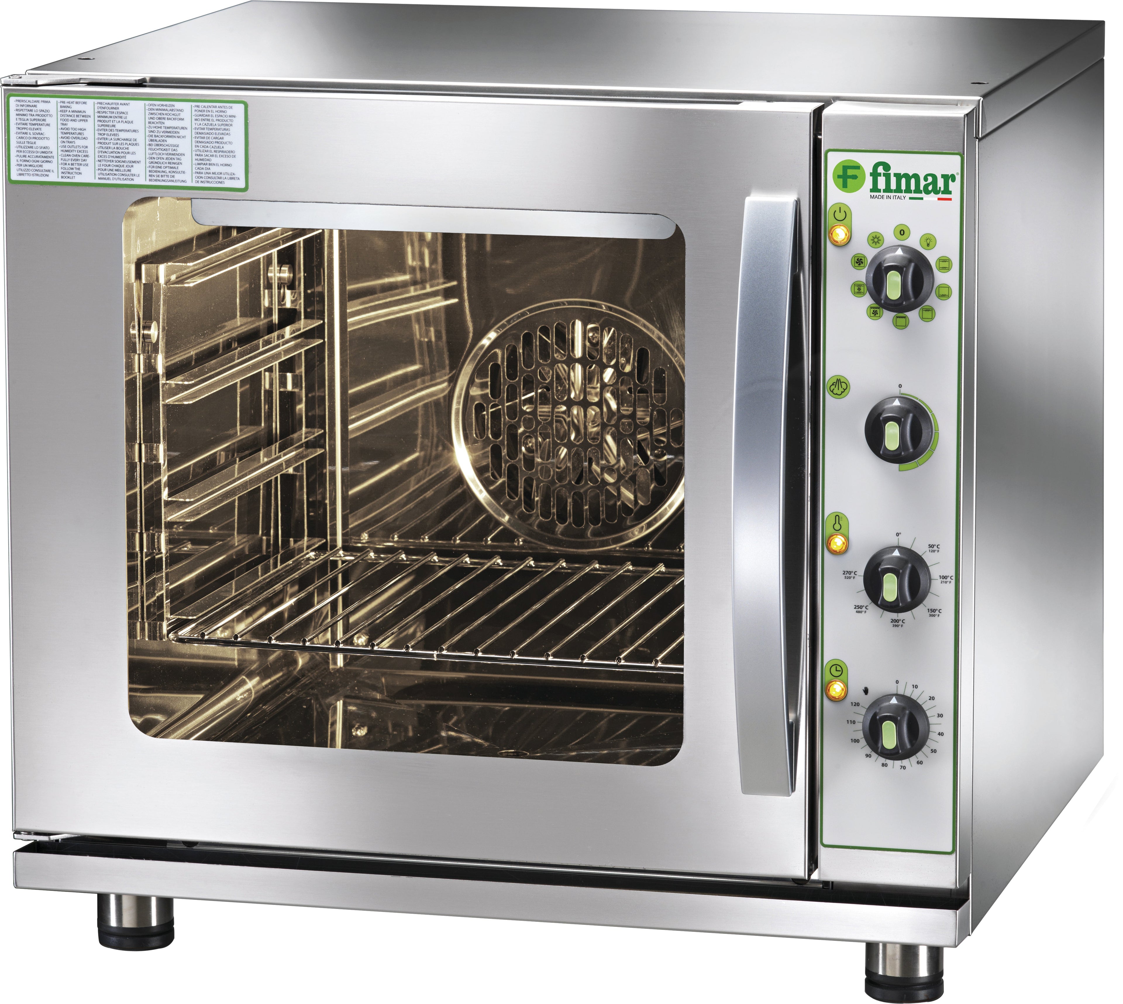 FORNO CONVEZIONE FN423EV - 1PH C/UMIDIFICATORE