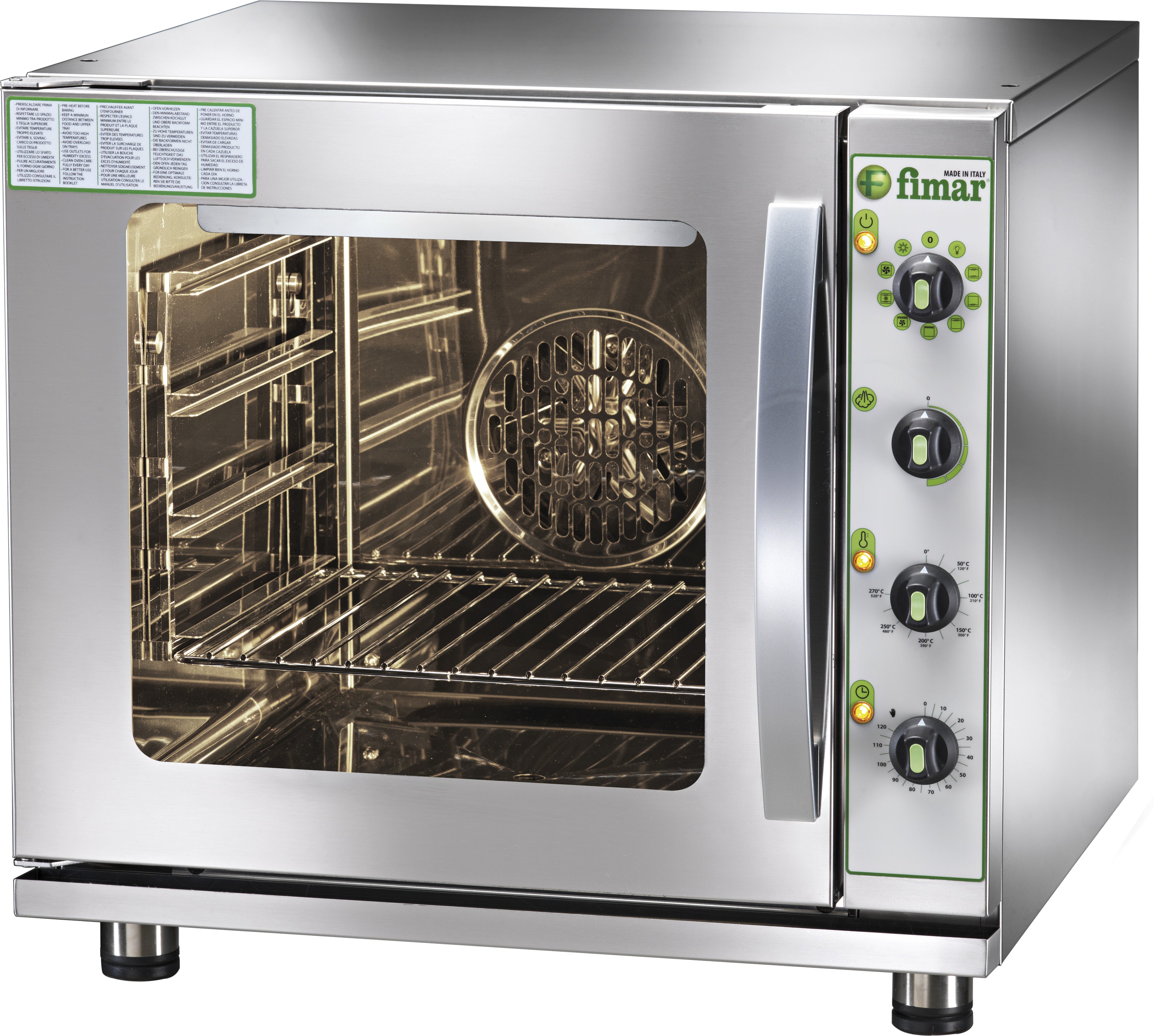 FORNO CONVEZIONE PROFESSIONALE ELETTRICO GASTRONOMIA FN423E