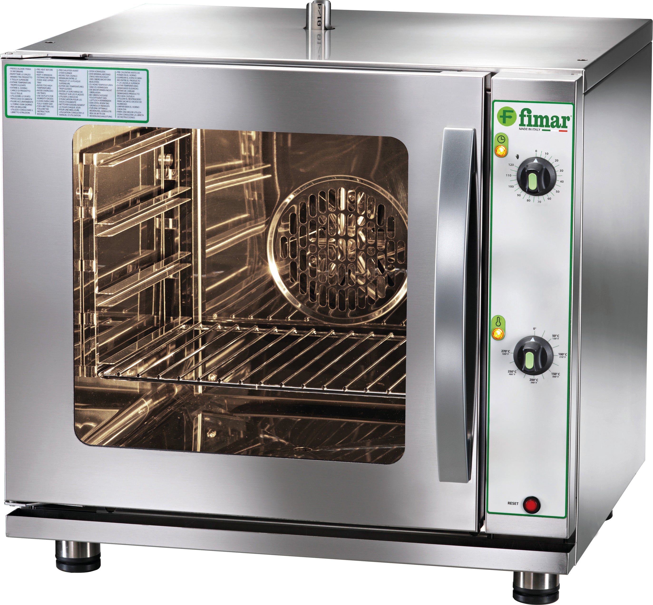 FORNO CONVEZIONE FN423G GPL - 1PH PER MERCATO TEDESCO