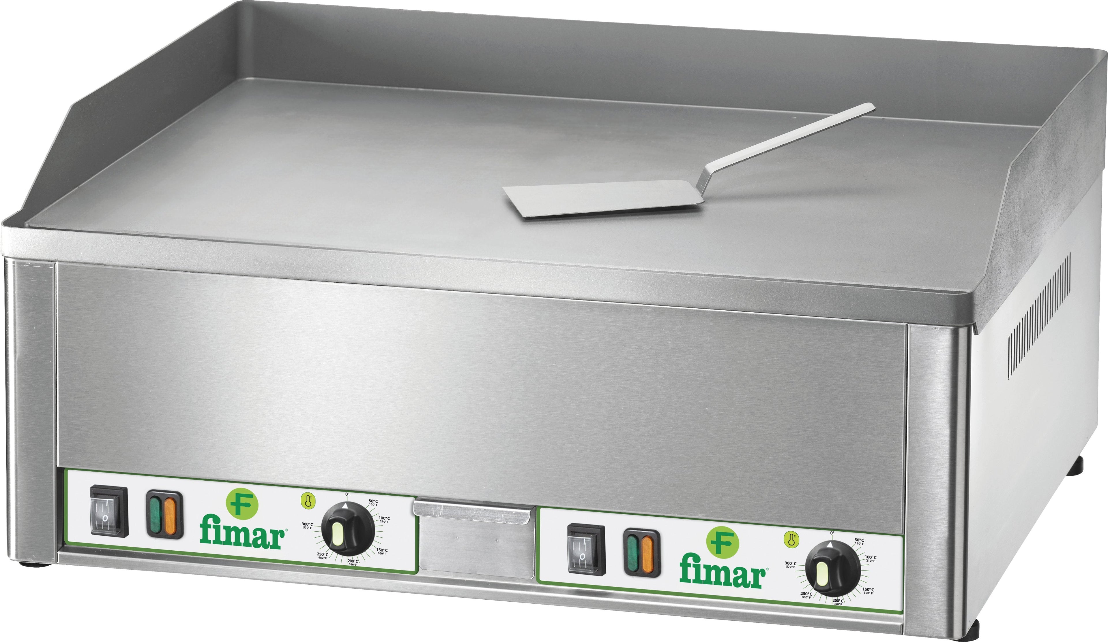FRY TOP DOPPIO LISCIO - 3PH FRY2L