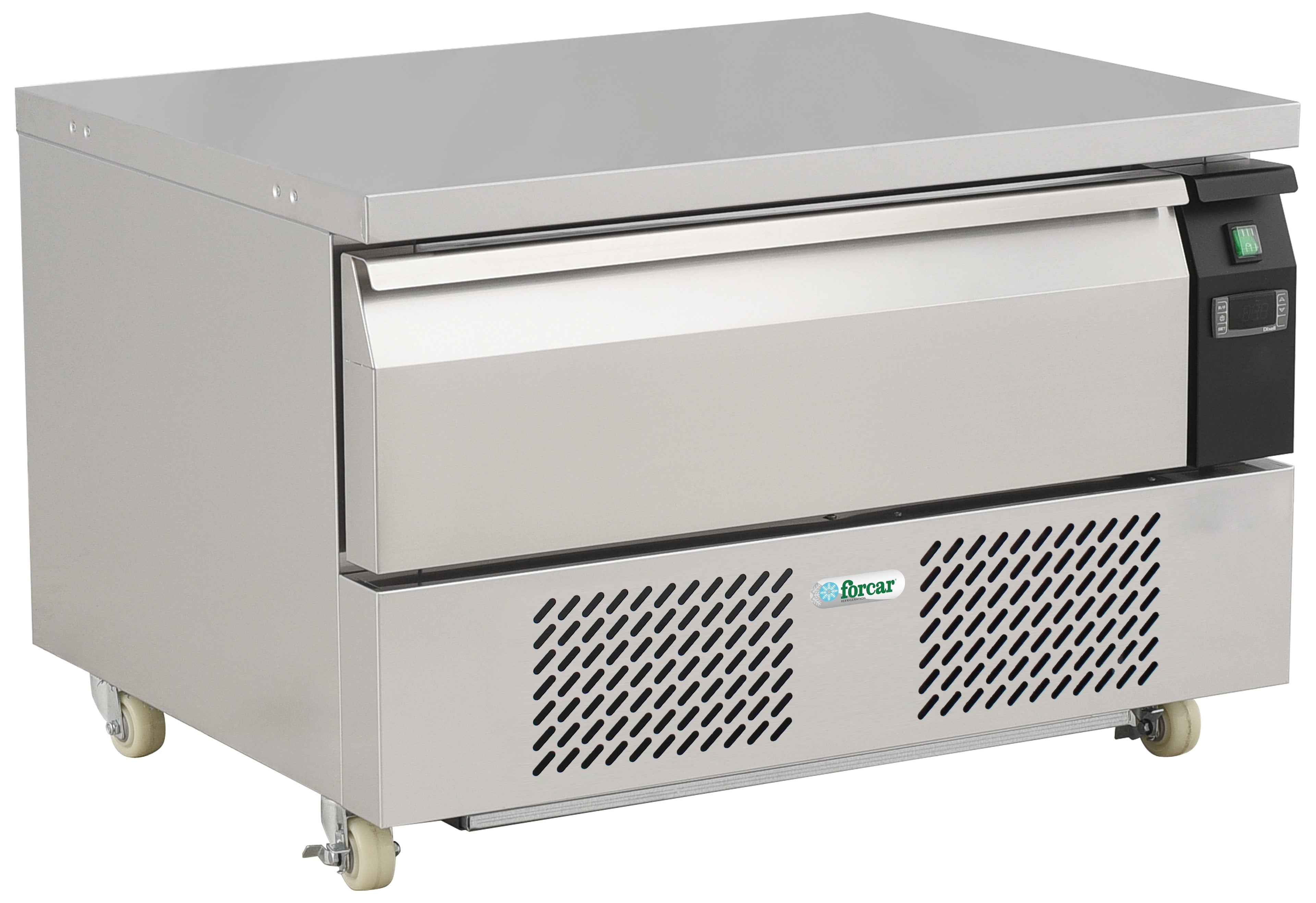 CASSETTIERA REFRIGERATA CON RUOTE - GN1/1 - VENTILATA G-CBR1-2