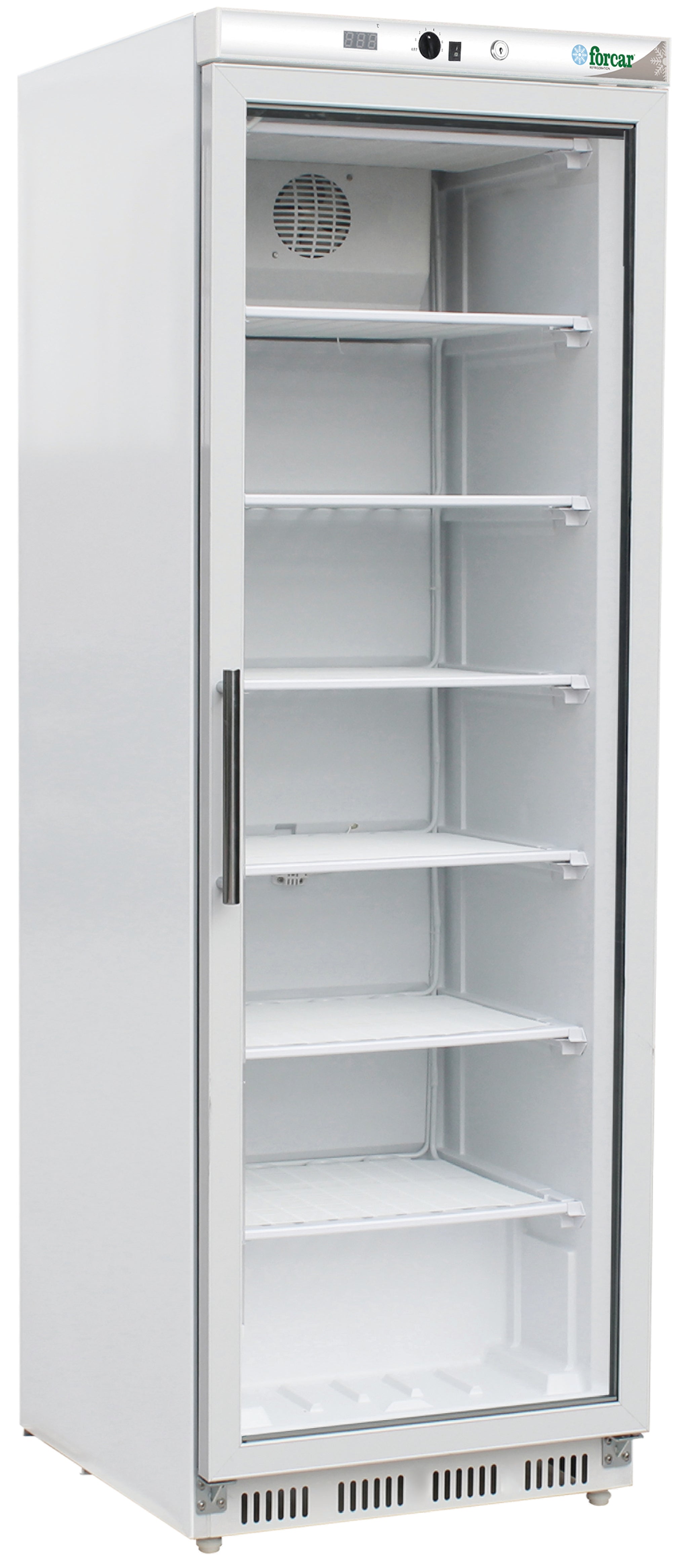ARMADIO REFRIGERATO ECO STATICO -18-22°C BIANCO C/VETRO G-EF400G