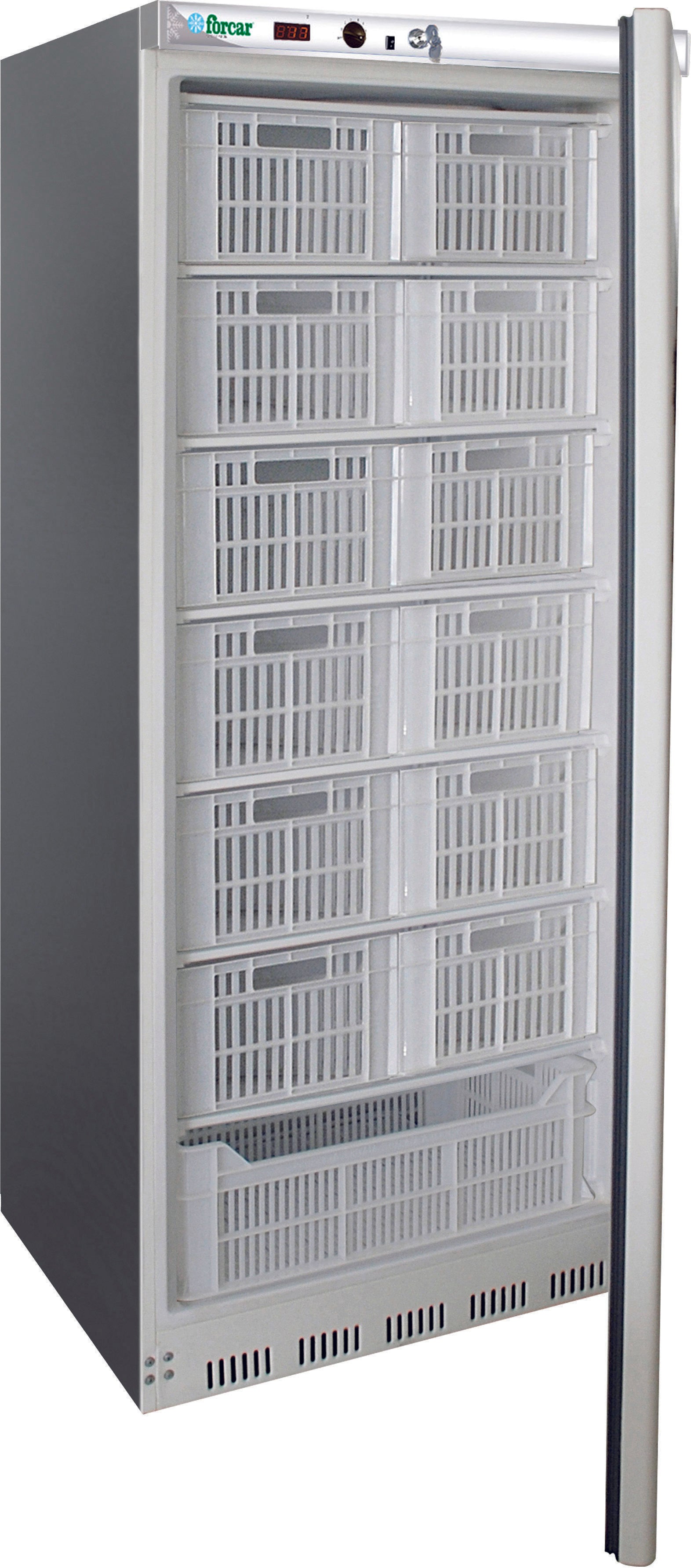 ARMADIO REFRIGERATO ECO STATICO INOX -18-22°C CON 13 CASSETTE INCLUSE G-EF600SSCAS
