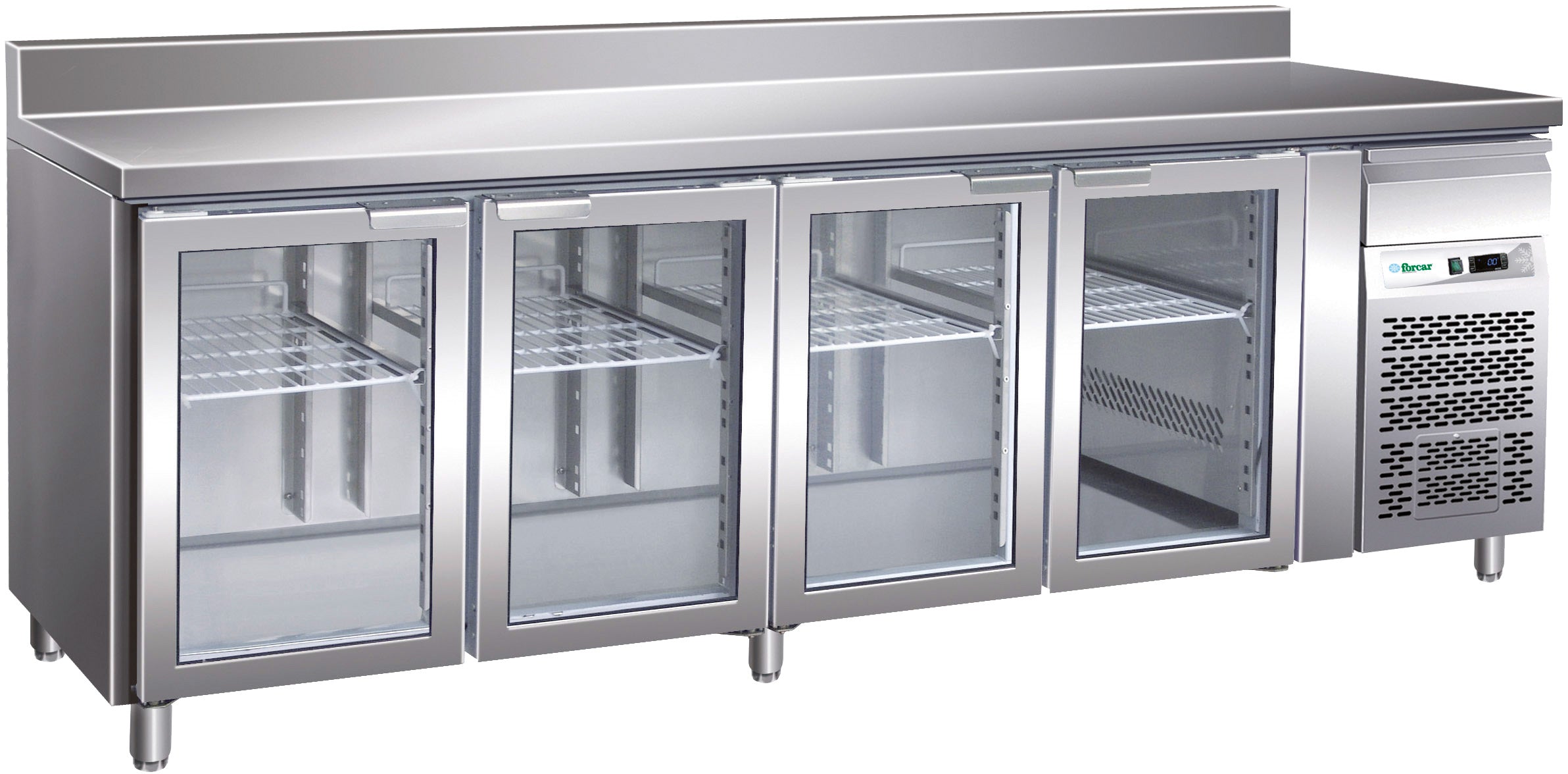 TAVOLO REFRIGERATO VENTILATO -2+8°C C/VETRO C/ALZ. G-GN4200TNG