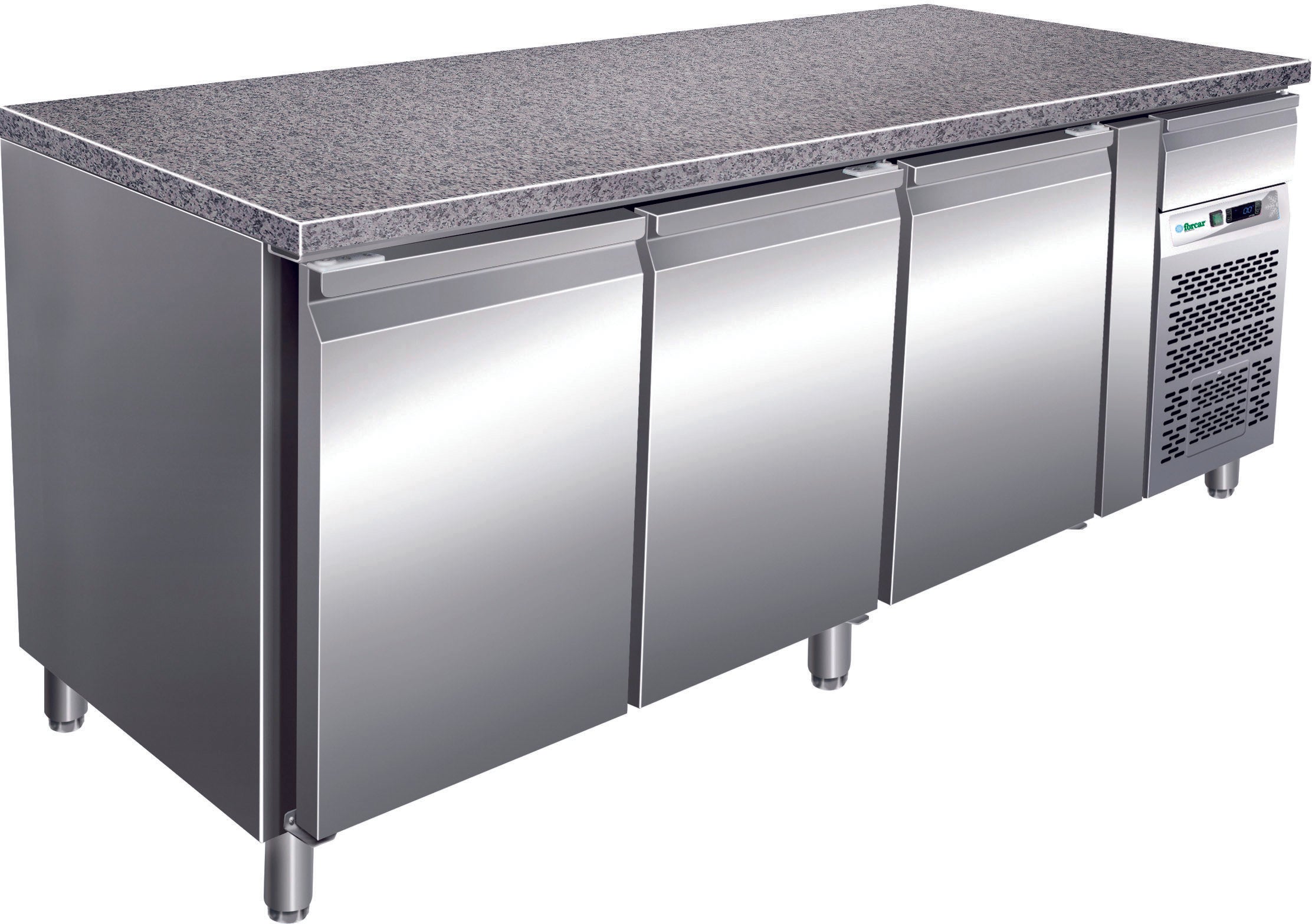 TAVOLO REFRIGERATO VENTILATO PASTICCERIA +2+8°C GRANITO G-PA2000TNGR7