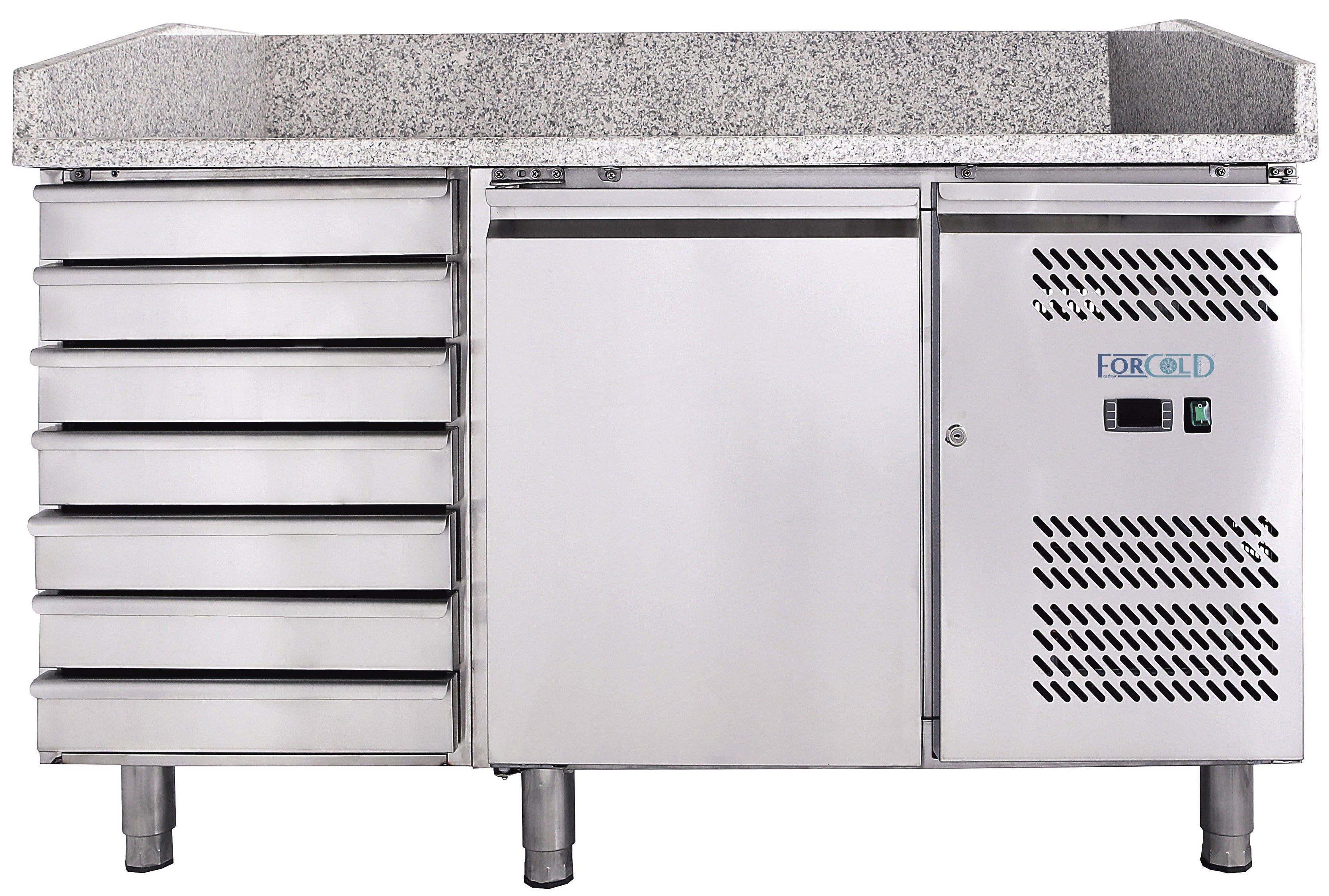 BANCO PIZZA REFRIGERATO VENTILATO G-PZ1610TN-FC