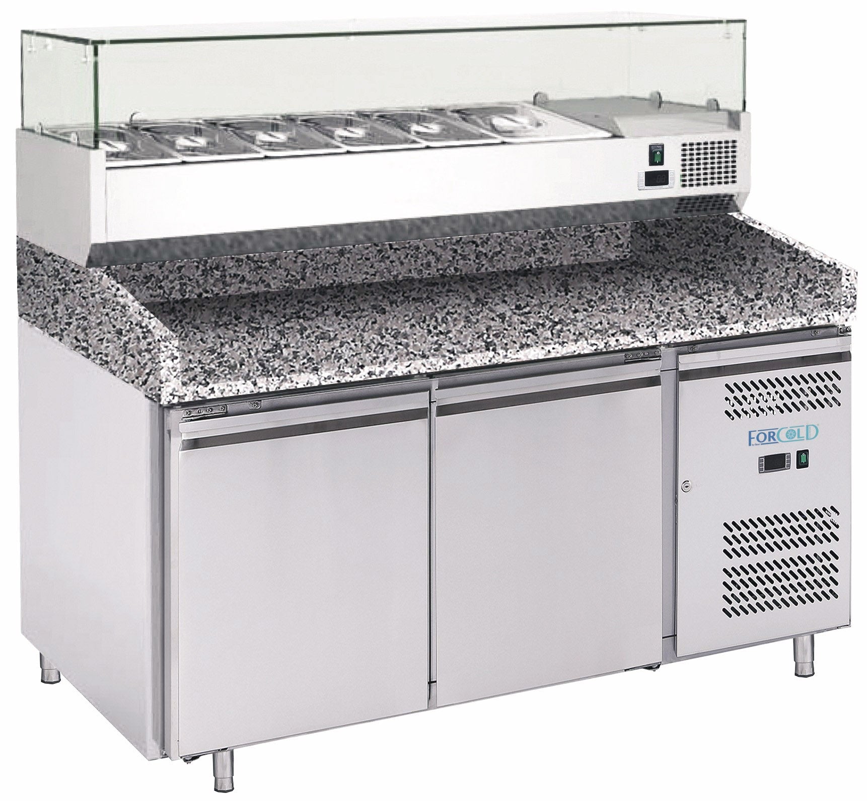 BANCO PIZZA REFRIGERATO VENTILATO G-PZ2600TN-FC