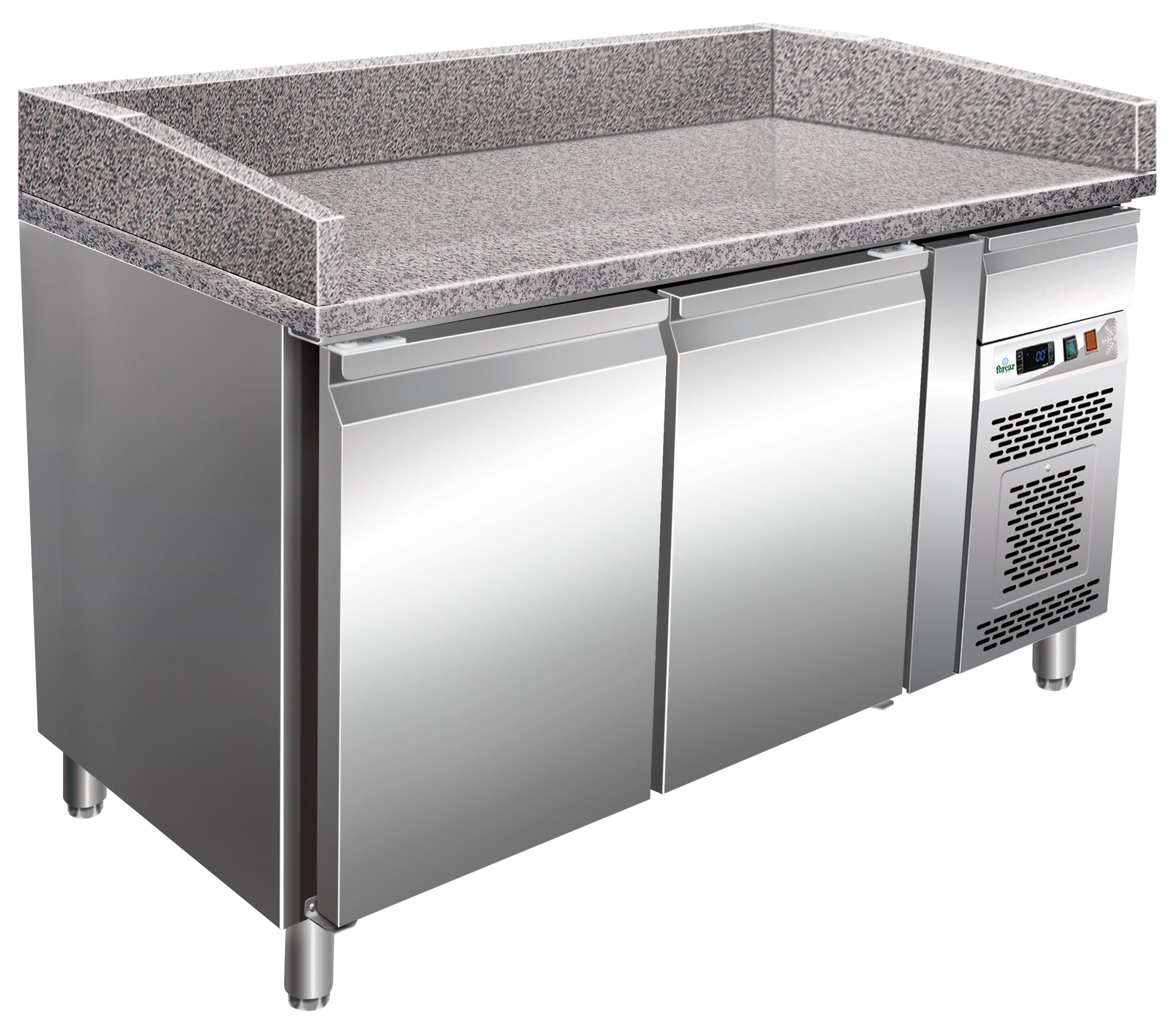 BANCO PIZZA REFRIGERATO VENTILATO +2+8°C INOX+GRANITO G-PZ2600TN