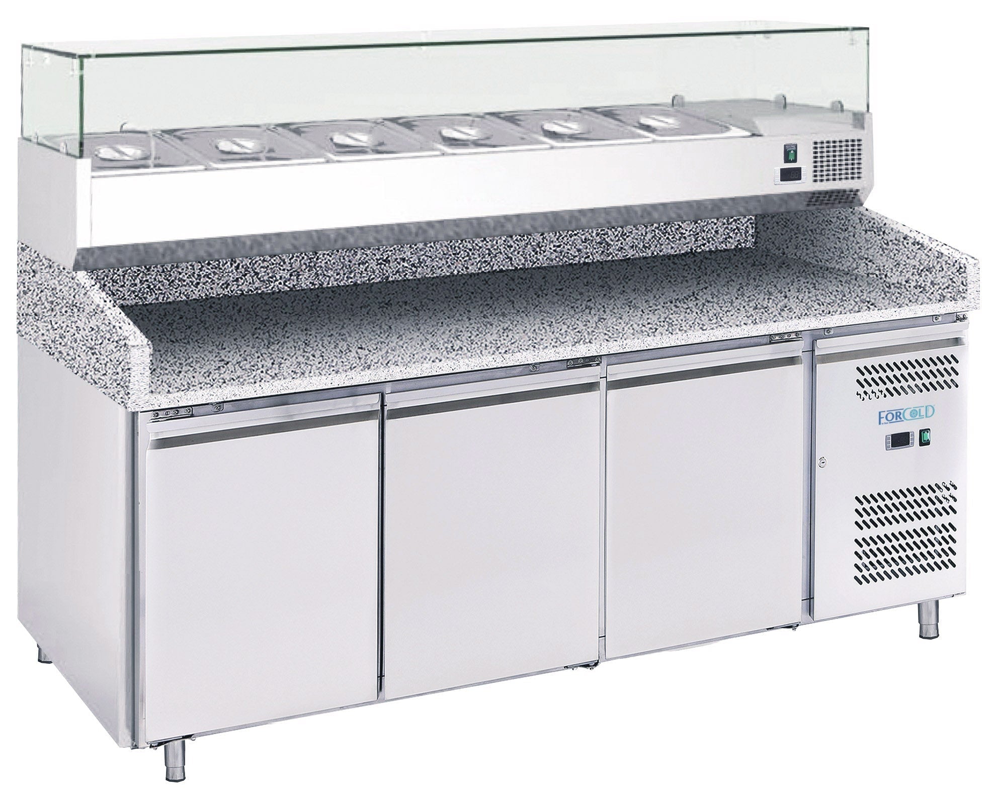 BANCO PIZZA REFRIGERATO VENTILATO G-PZ3600TN-FC