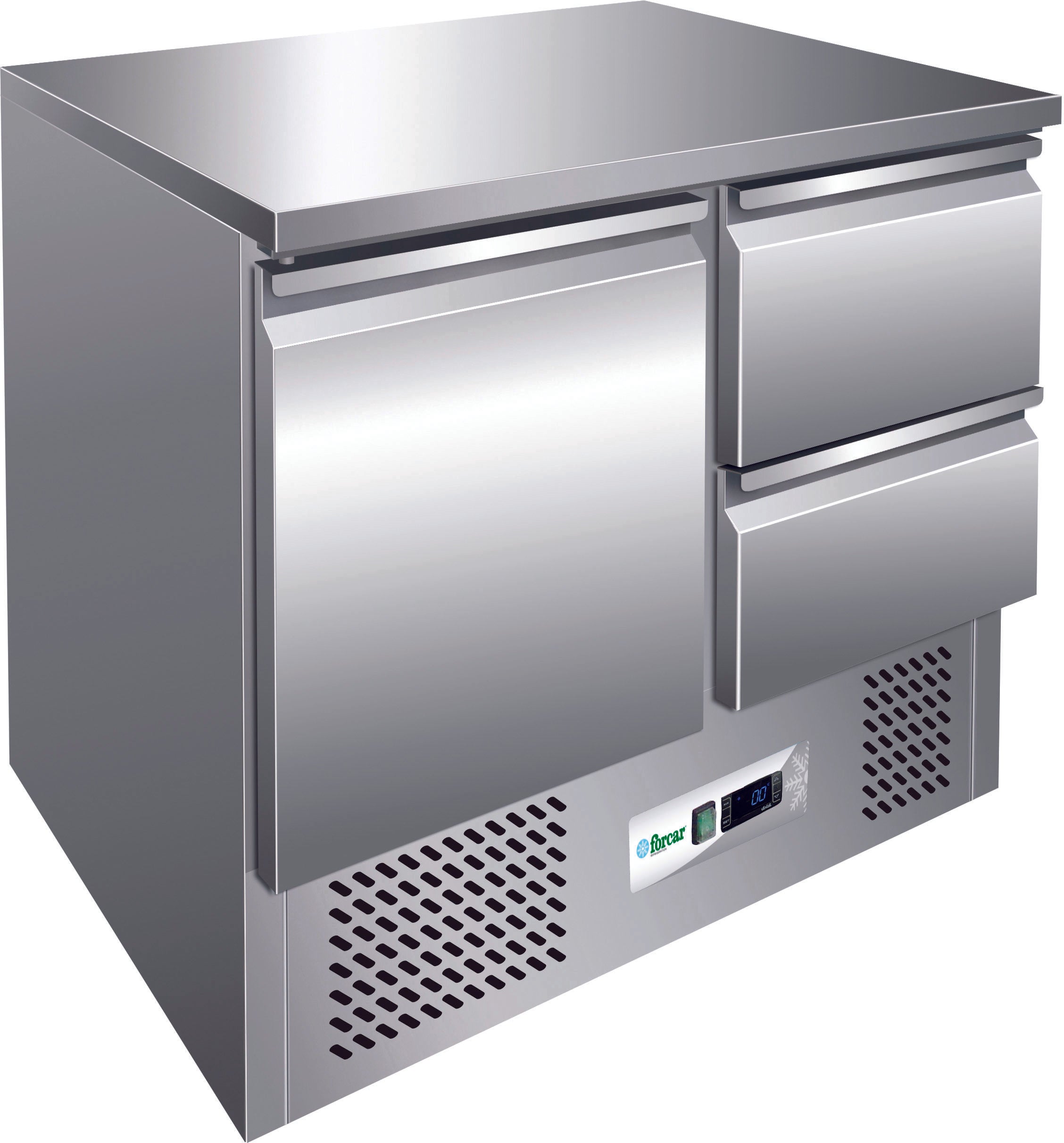 SALADETTE REFRIGERATA STATICA +2+8°C 2 CASSETTI G-S9012D