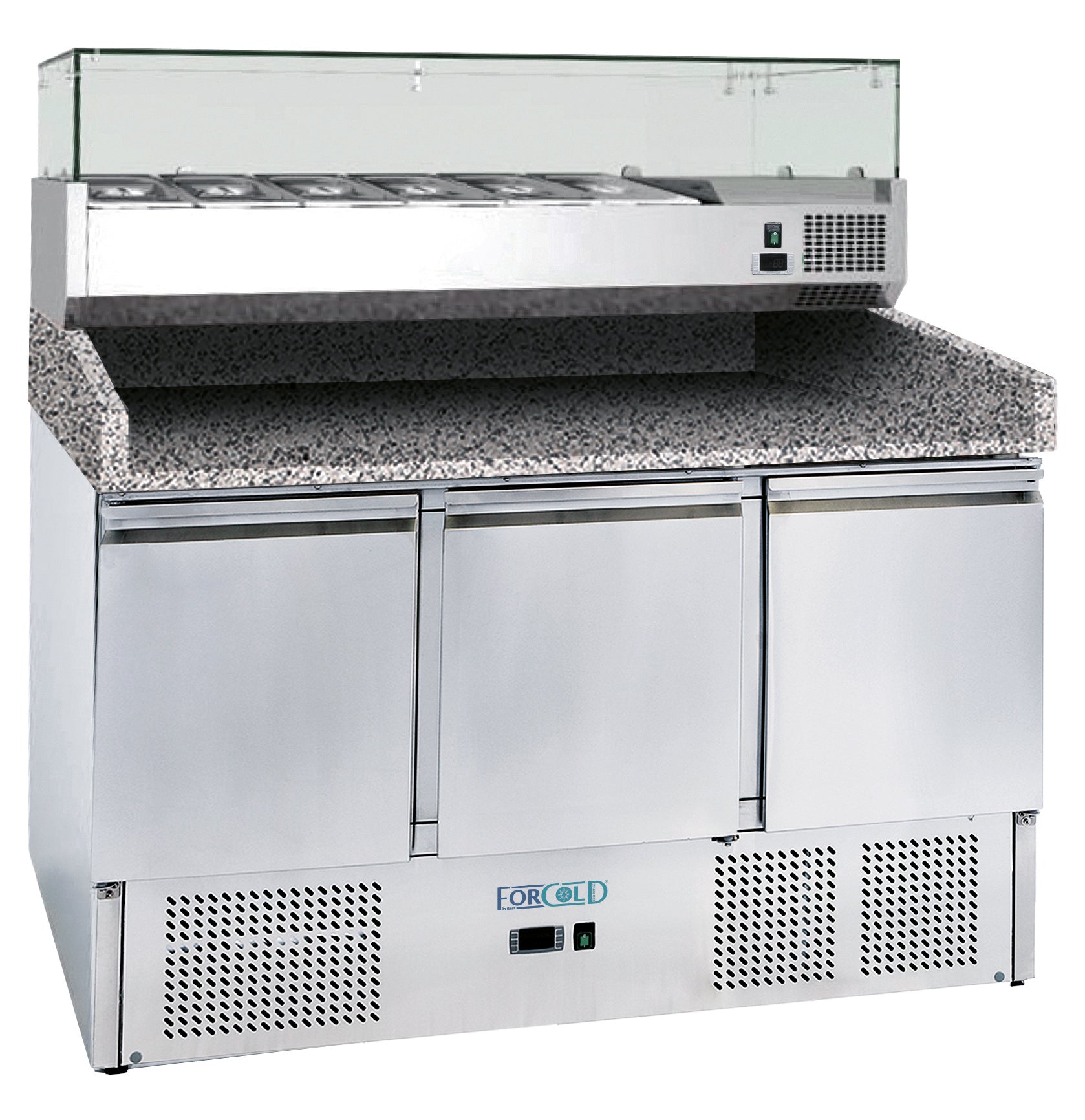 BANCO PIZZA REFRIGERATO STATICO G-S903PZ-FC
