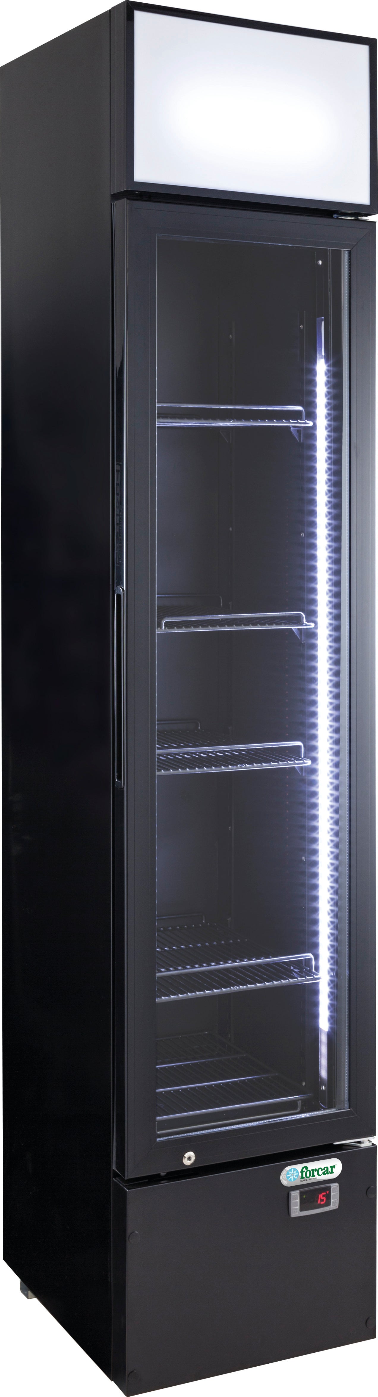 ARMADIO SNACK REFIGERATO STATICO 0+10°C - NERO G-SNACKBC160H