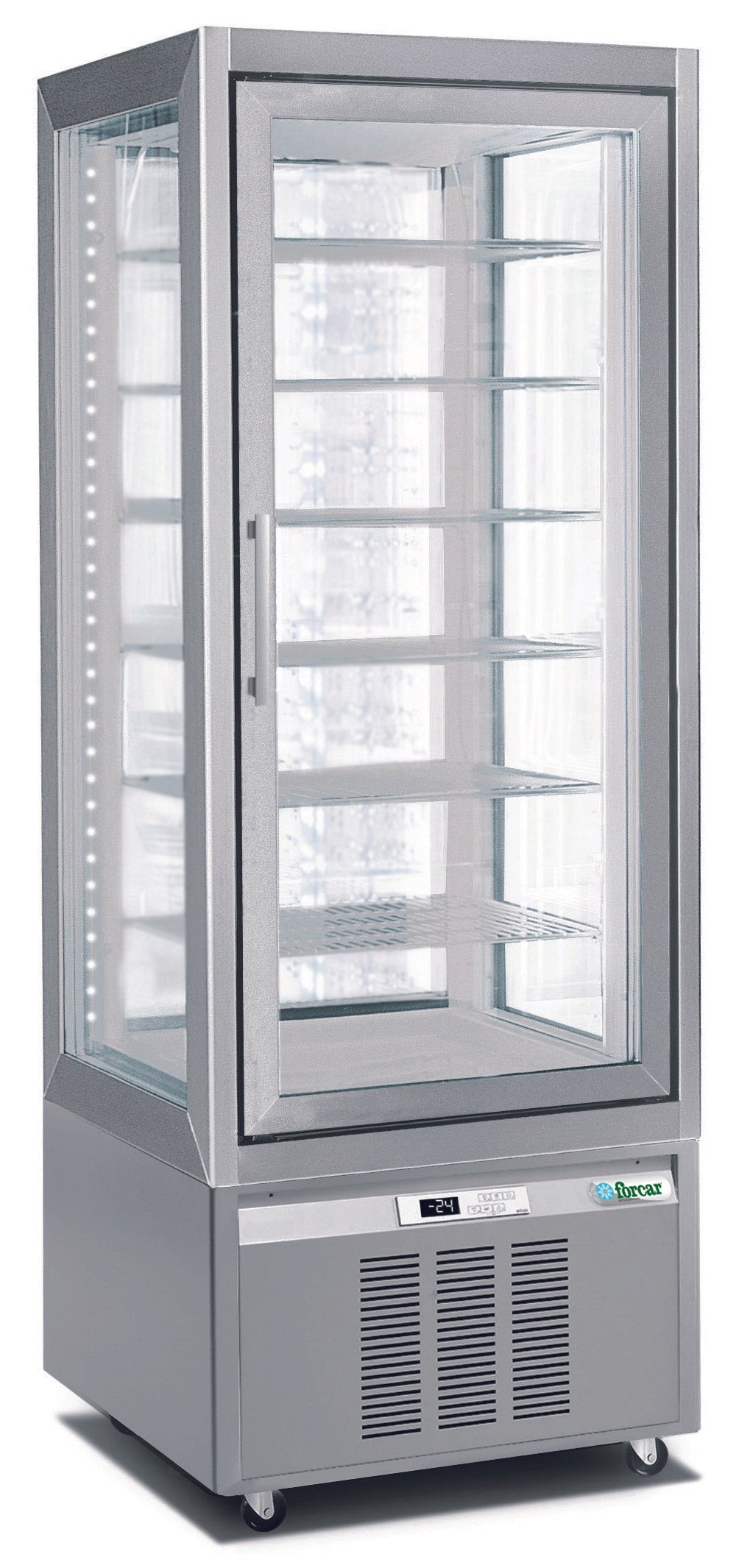 VETRINA 4 LATI ESPOSITIVI PER PASTICCERIA -15°C -24°C G-VGP420BT