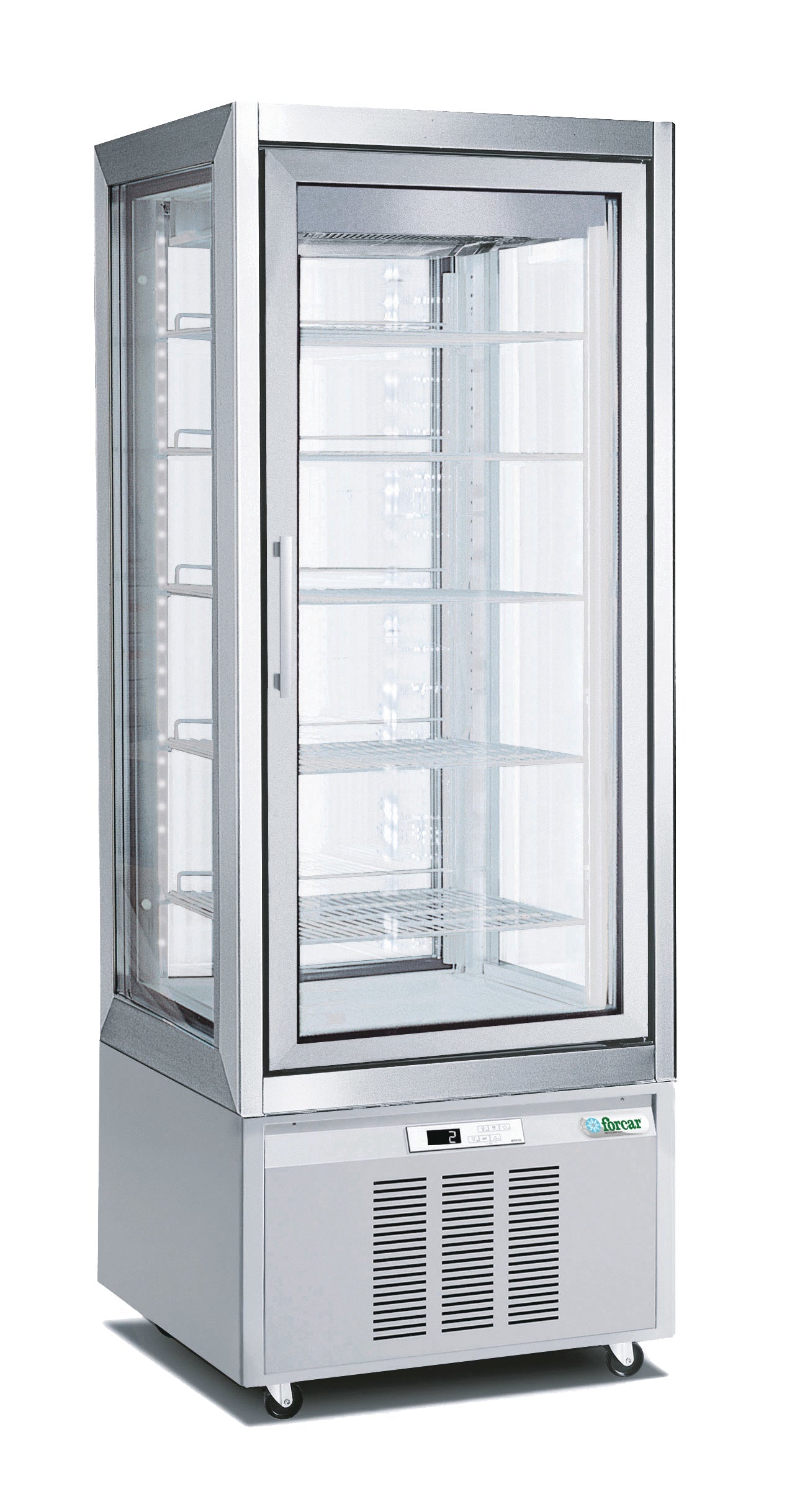 VETRINA 4 LATI ESPOSITIVI PER PASTICCERIA -2°C +15°C G-VGP420TN