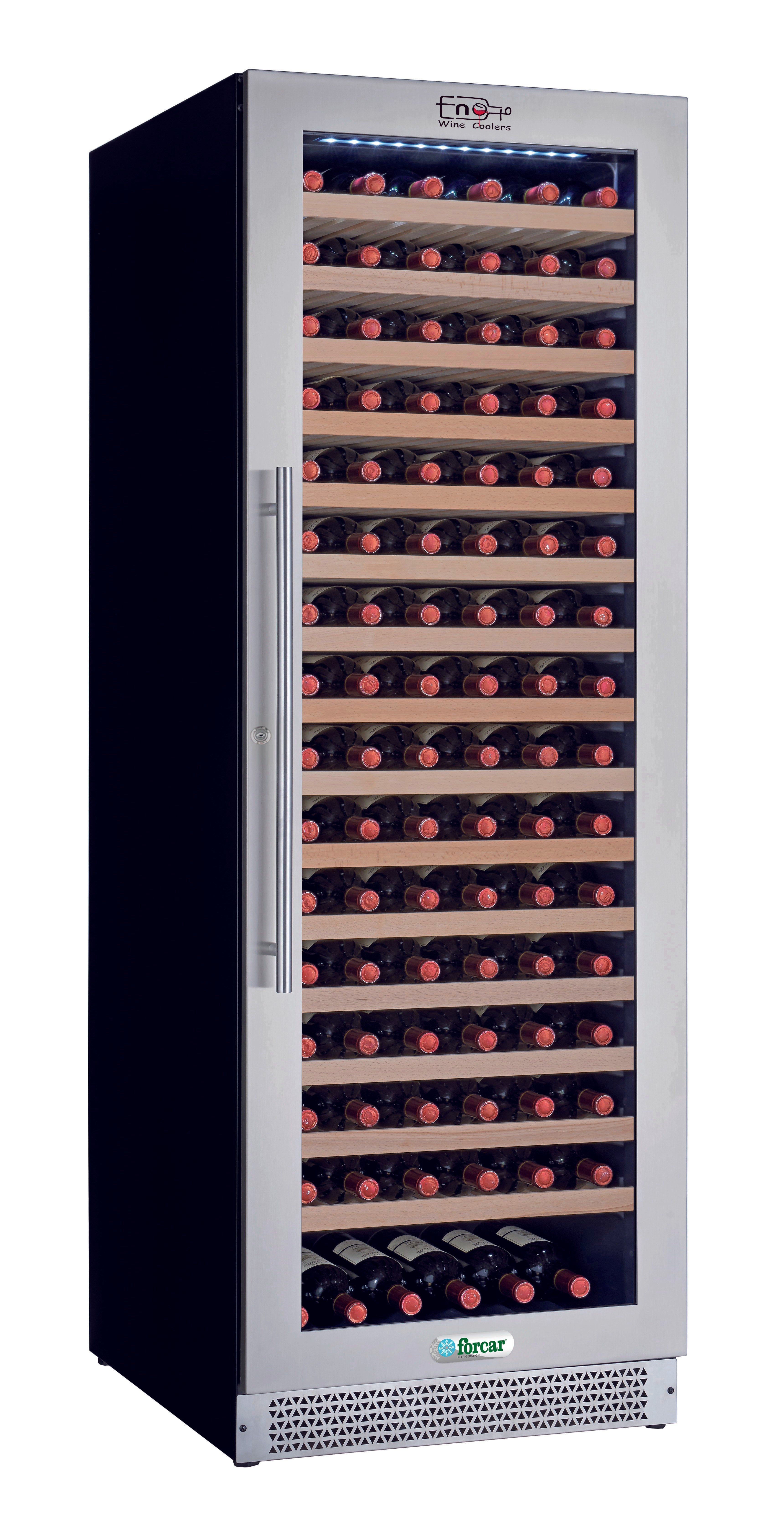 CANTINETTA VINI ENOLO REFRIGERATA VENTILATA +5+18°C G-VI180S