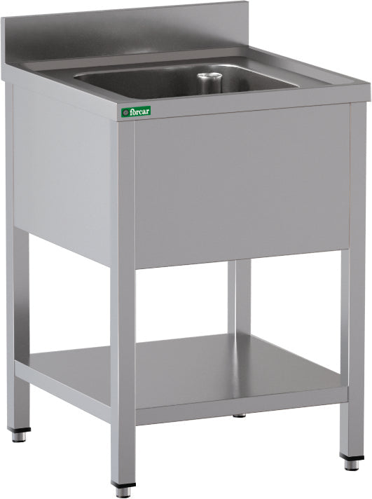 LAVELLO INOX APERTO -1 VASCA  60x70x95cm GD67BM1A