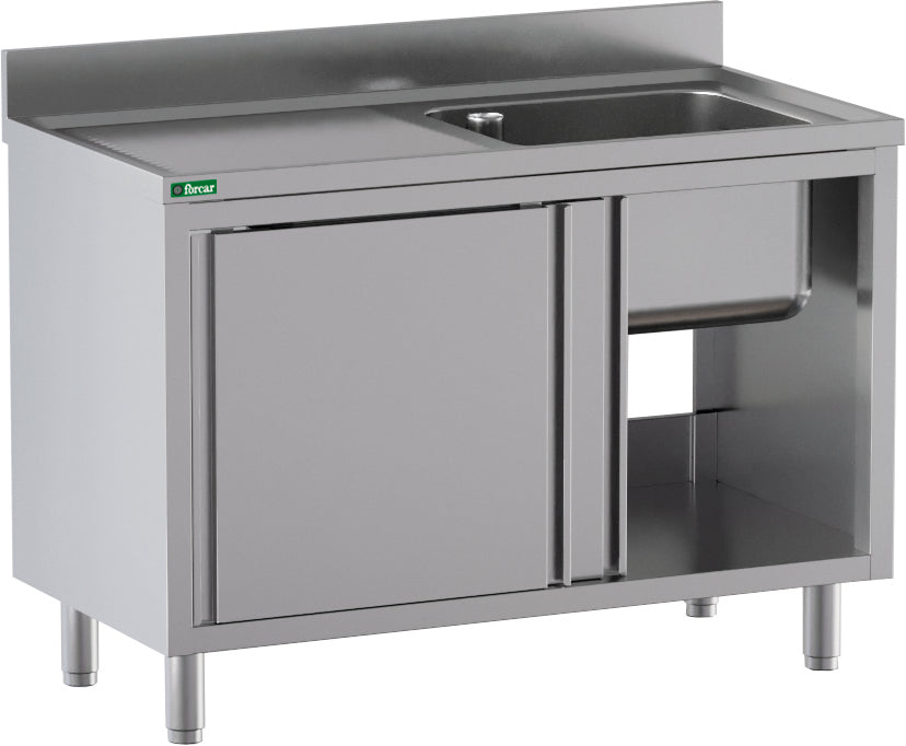 LAVELLO ARMADIATO -1 VASCA -SGOCCIOLATOIO 100x70x95cm GDS107R1CS