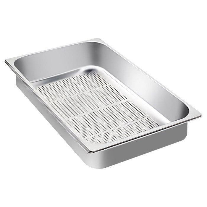 BACINELLA FONDO FORATO INOX 1/1 65h GNF1165