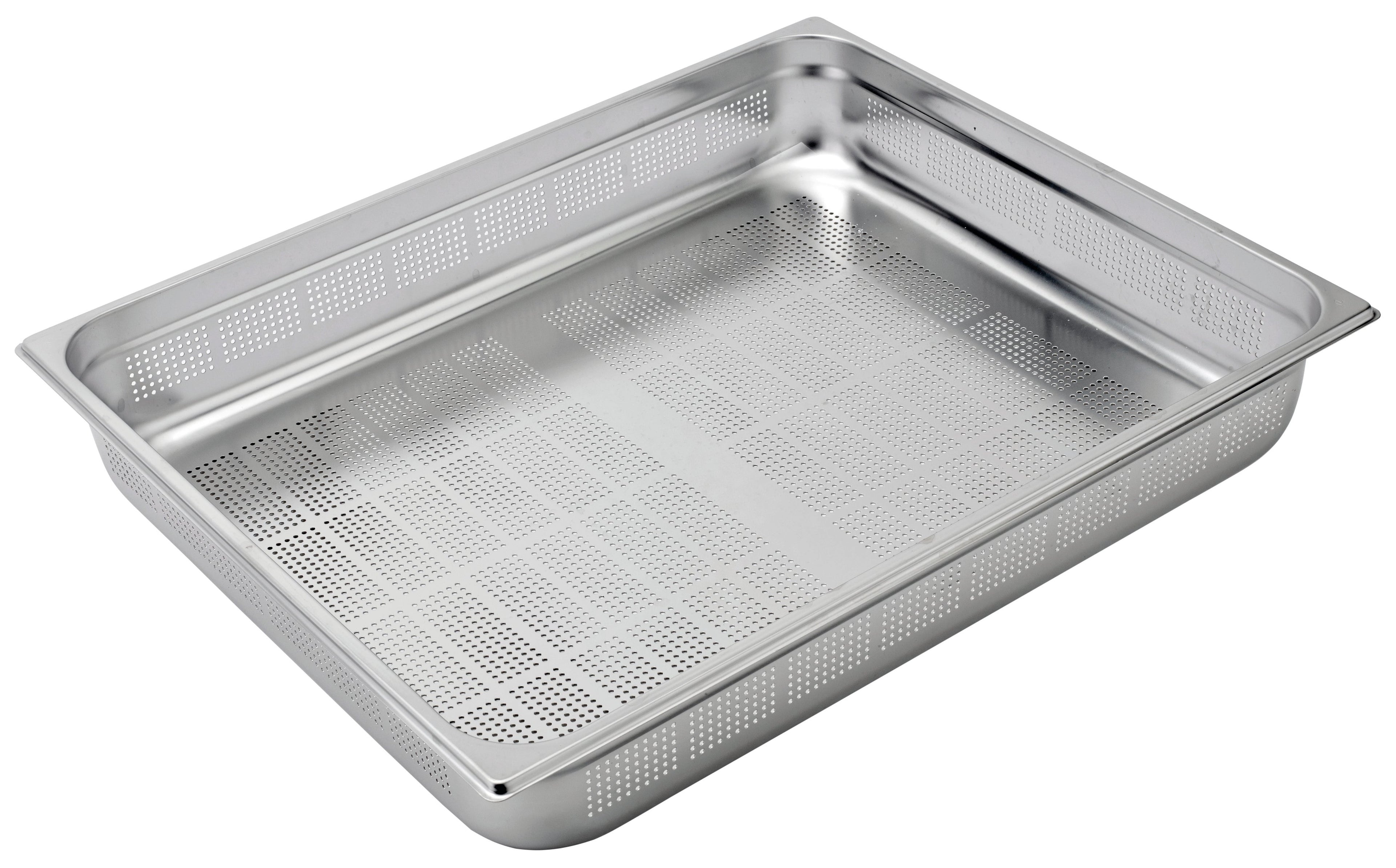 BACINELLA TUTTA FORATA INOX 2/1 100h GNT21100