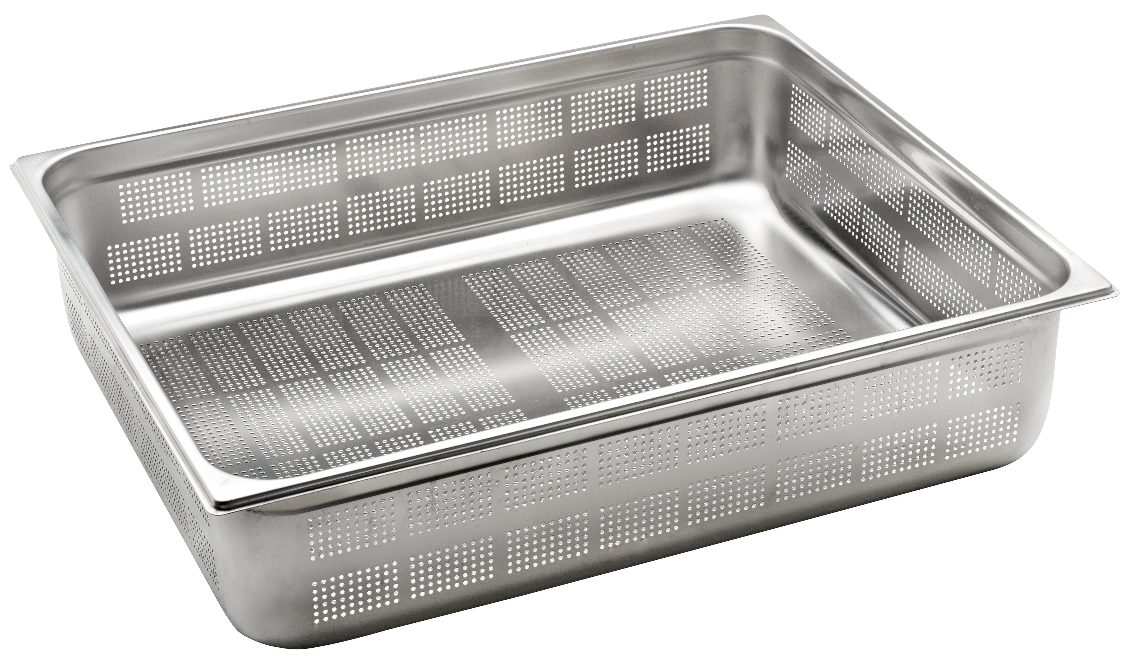 BACINELLA FONDO FORATO INOX 2/1 40h GNF2140