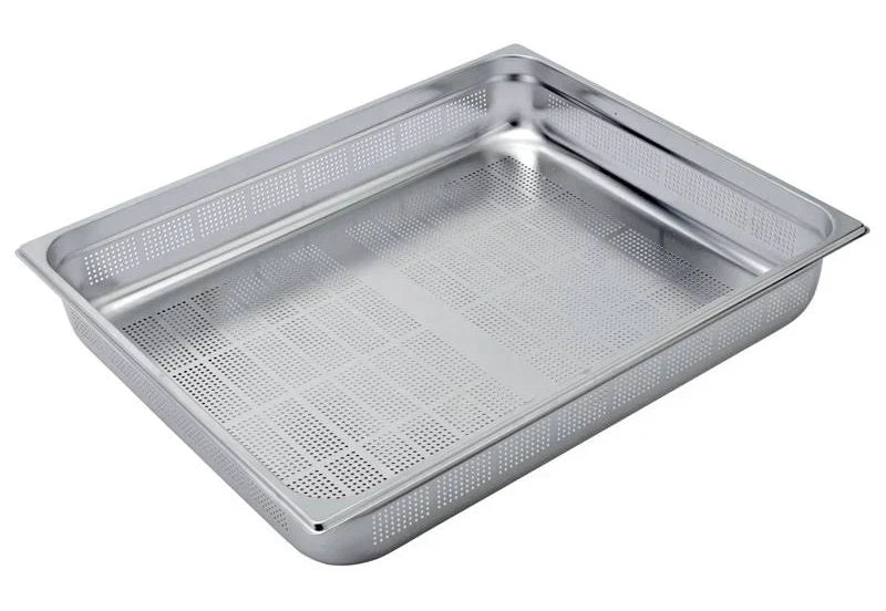 BACINELLA TUTTA FORATA INOX 2/1 65h GNT2165