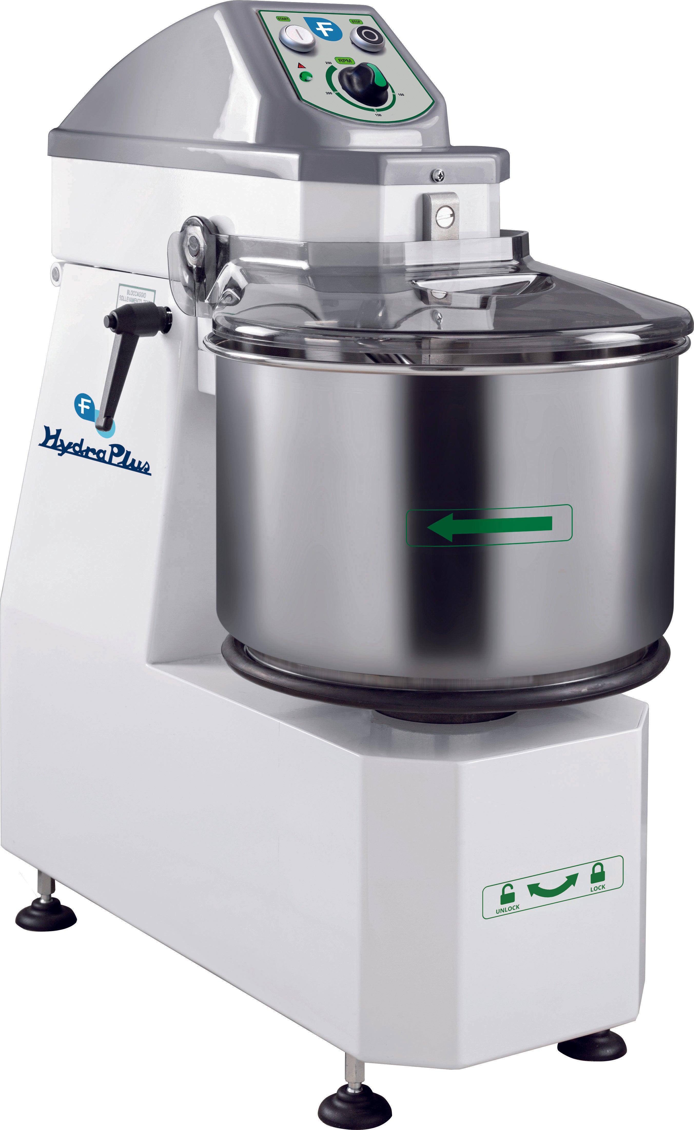 IMPASTATRICE SPIRALE HYDRAPLUS 12SR MECCANICA GRIGLIATO TIMER MECCANICO - 230V 1PH