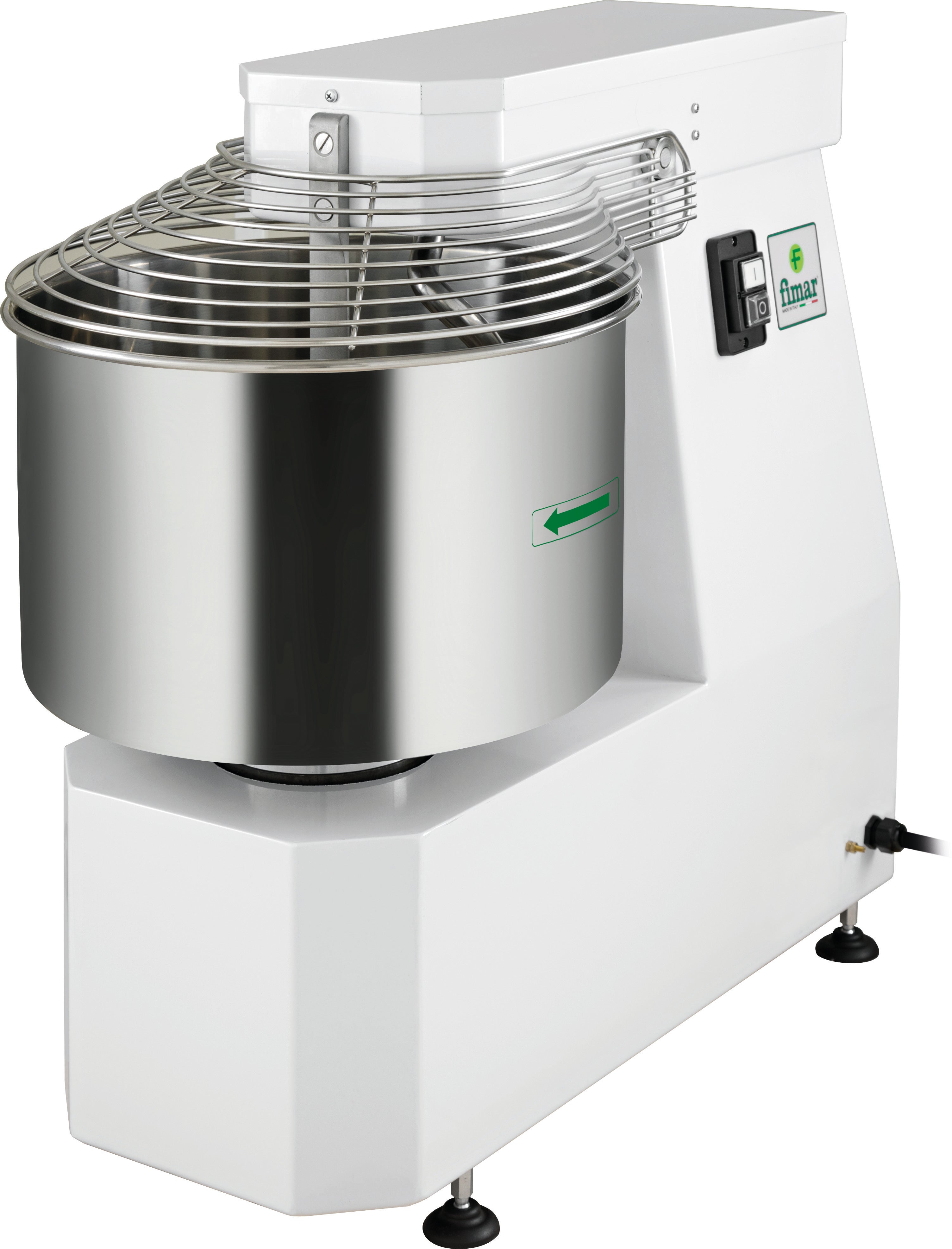 IMPASTATRICE A SPIRALE LIGHT 30LN GRIGLIATO SALVAMOTORE TIMER MECCANICO 2V - 400V 50Hz 3PH