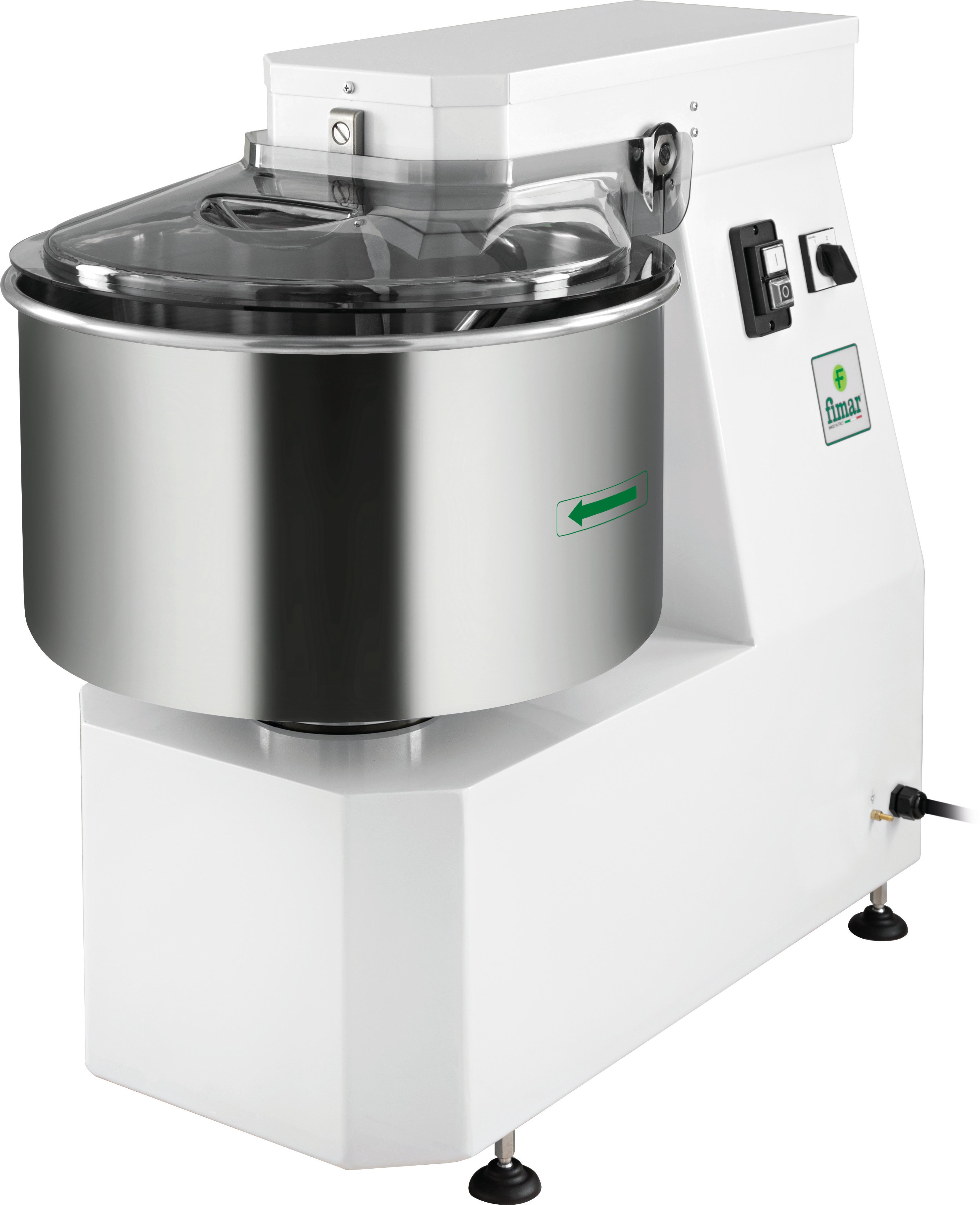 IMPASTATRICE A SPIRALE LIGHT 40LN TIMER MECCANICO 2V - 400V 50Hz 3PH
