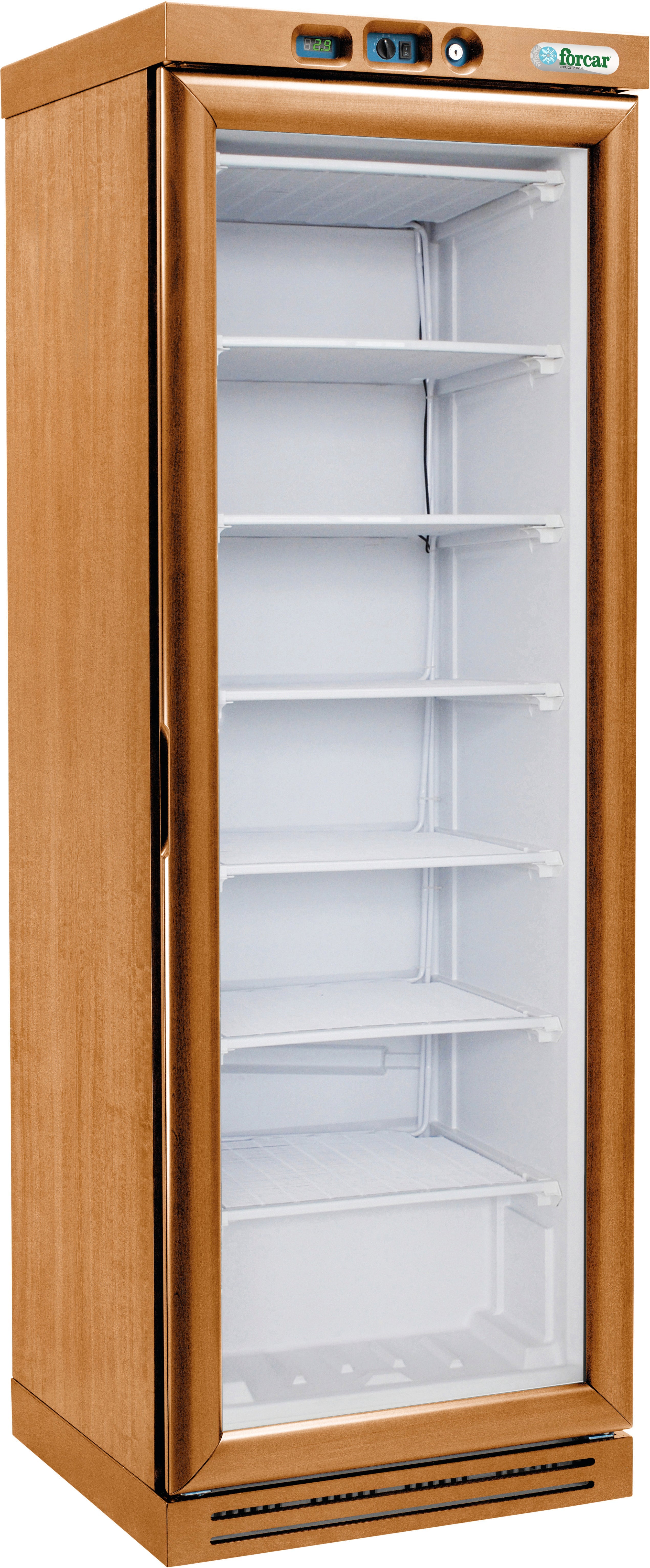 CANTINETTA VINI LEGNO REFRIGERATA STATICA -18-22°C NOCE CHIARO KL2791FN