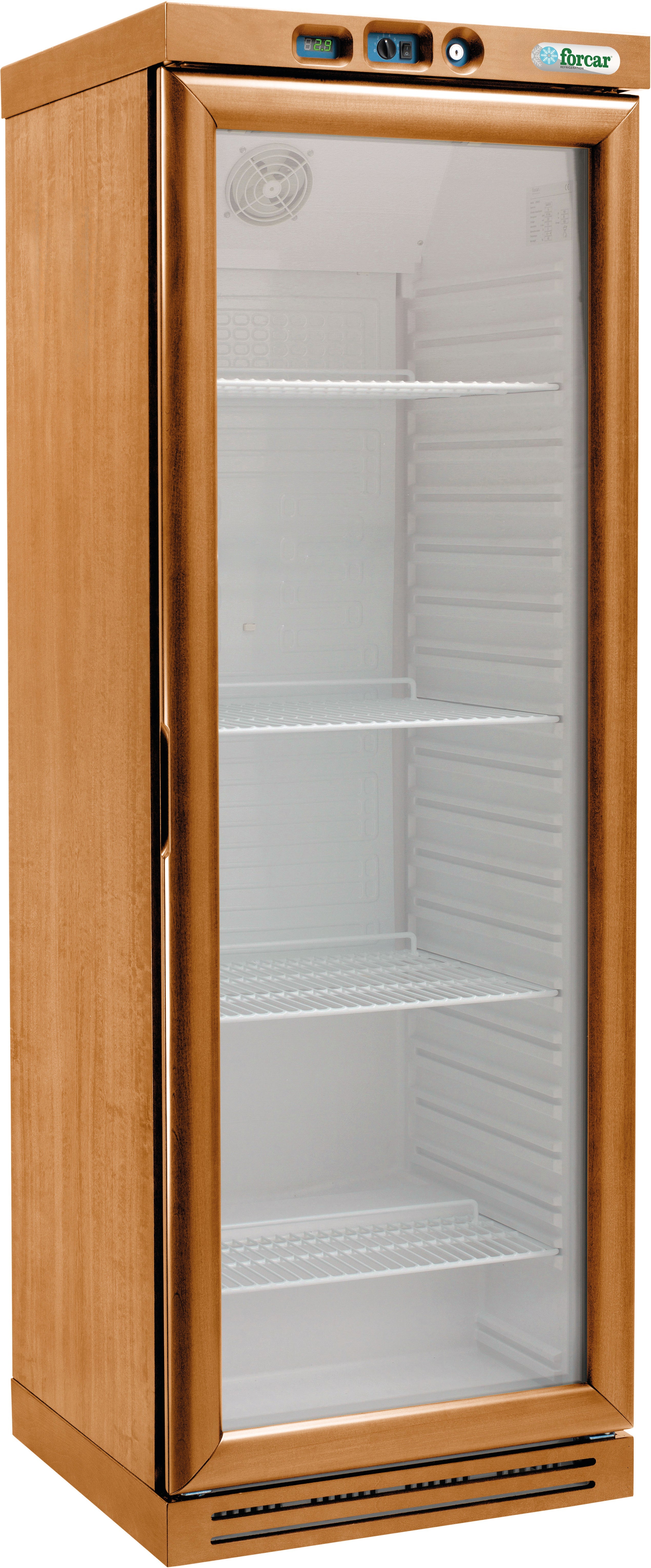 CANTINETTA VINI LEGNO REFRIGERATA STATICA +2+8°C NOCE CHIARO KL2791N