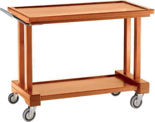 CARRELLO LEGNO 2 PIANI - NOCE LP1000