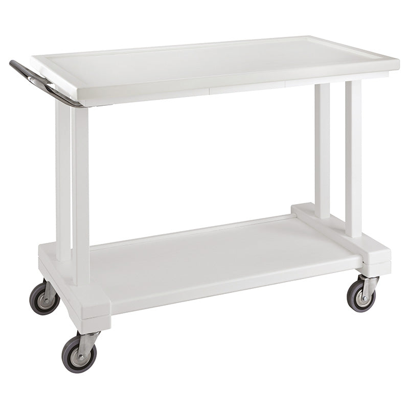 CARRELLO LEGNO 2 PIANI - BIANCO LP1000B