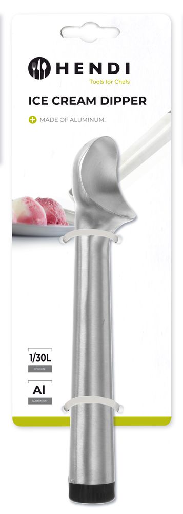 Cuchiaio per gelati, HENDI, 1/30, ⌀56x225mm