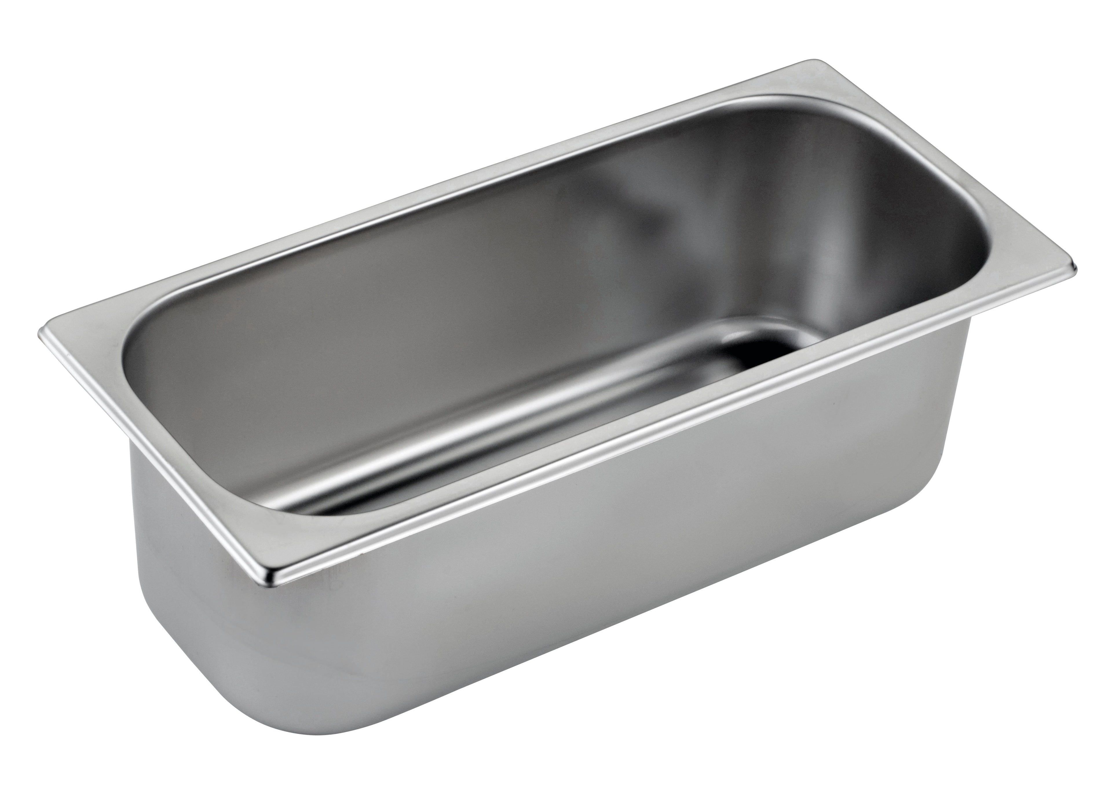 VASCHETTA INOX PER GELATO 36x25x12 -8L VG362512