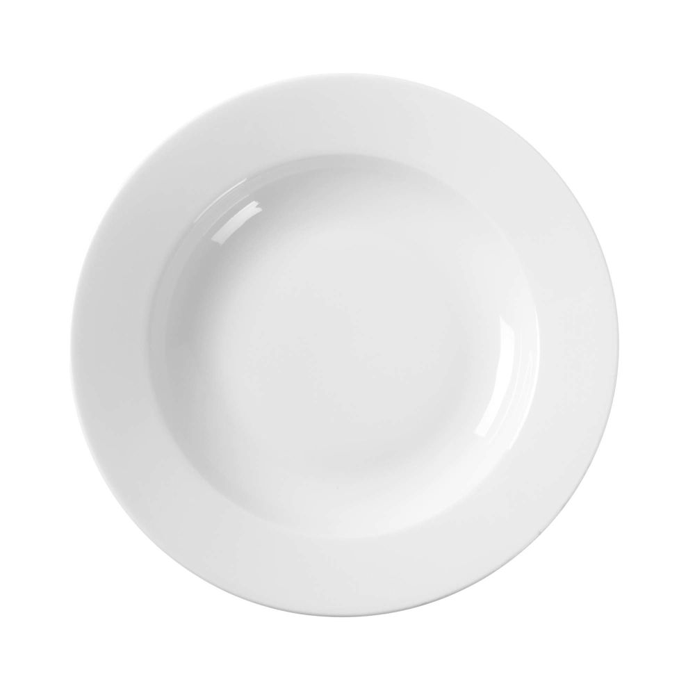 Piatto da minestra, HENDI, Bianco, ⌀230mm